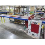 2005 Kufo SK-18CS 18” Up-Acting Pneumatic Cutoff Saw s/n 050510 w/ 10Hp Motor, TigerStop, SOLD AS IS