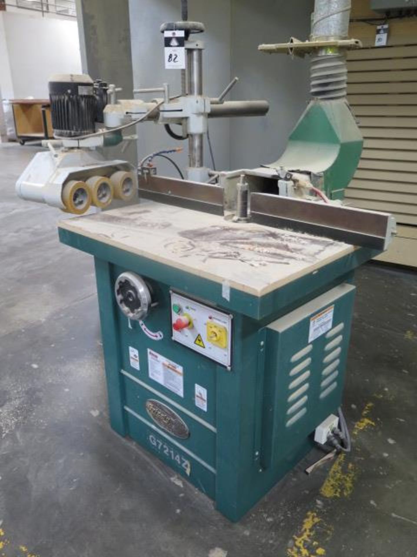 2014 Grizzly G7214Z Spindle Shaper s/n 038689 w/ 7.5Hp Motor, 3600-10,000 RPM, Seco SK-303FD 3- - Image 2 of 9