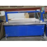 2004 Mosca RO-M-P4 Automatic Strapping Machine s/n 76698 w/ 67" x 19" Cap. (SOLD AS-IS - NO