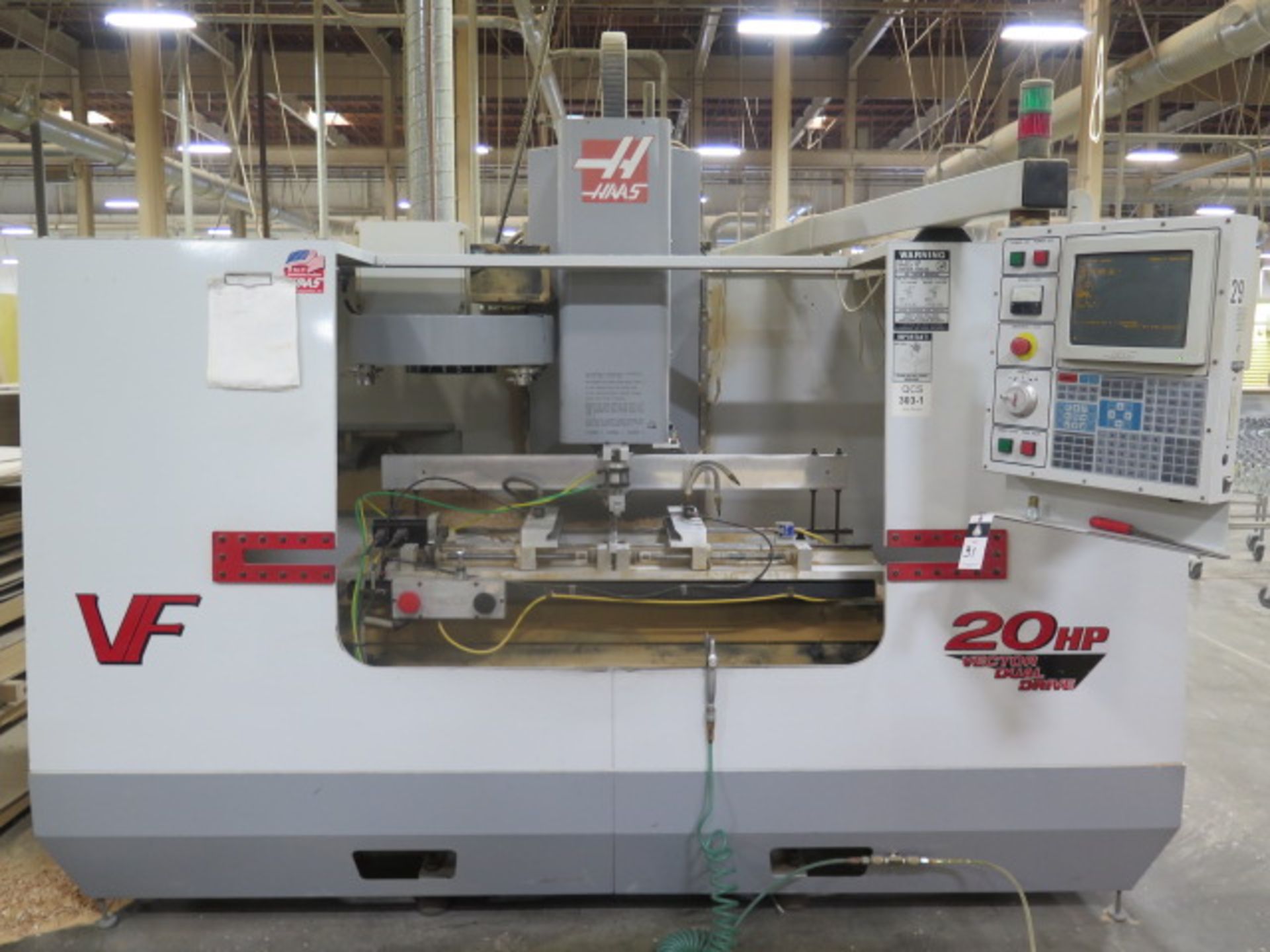 2000 Haas VF-3 CNC VMC s/n 19712 w/ Haas Controls, 20-Station ATC, CAT-40,NO COOLER TANK, SOLD AS IS