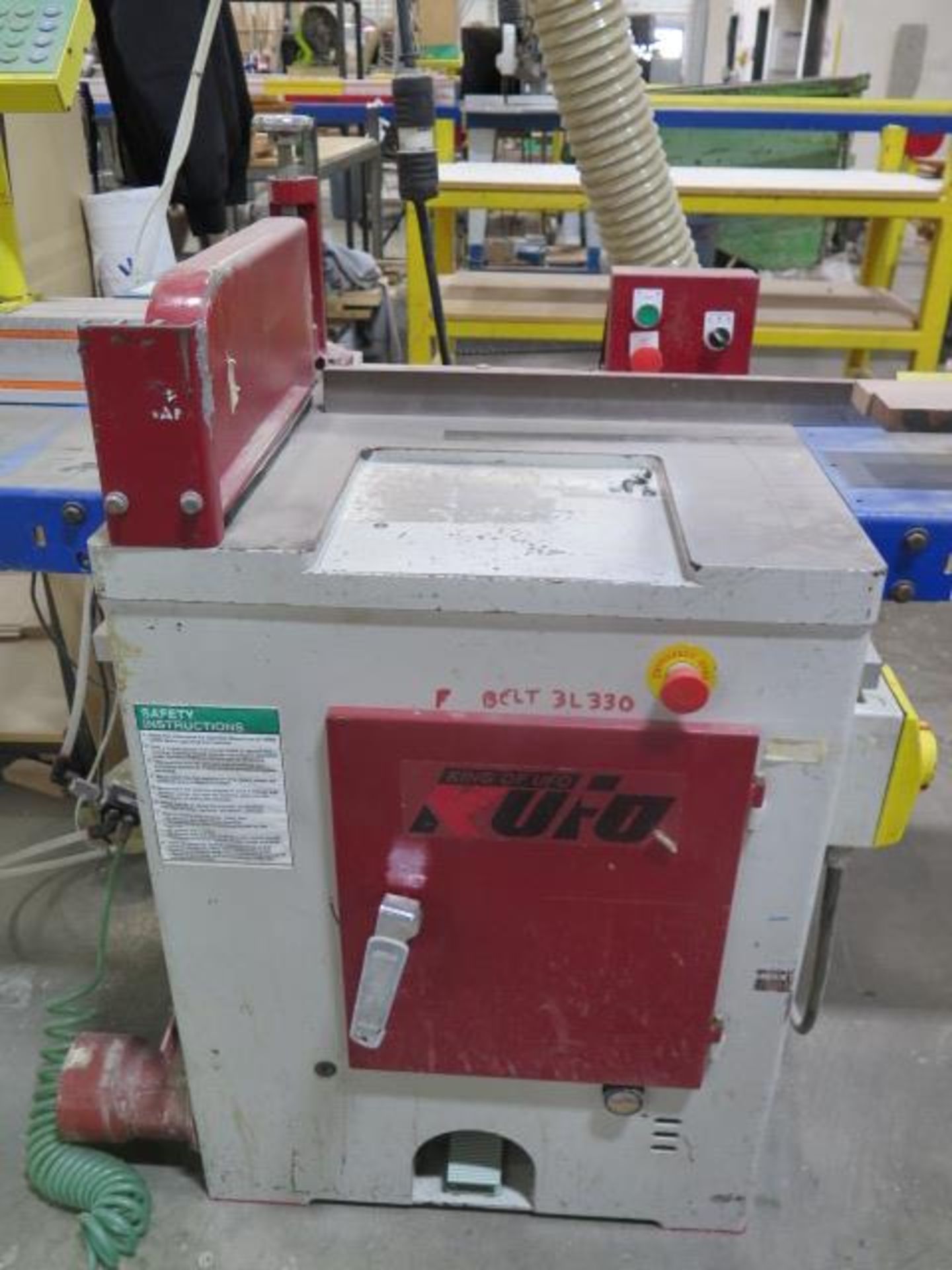 2005 Kufo SK-18CS 18” Up-Acting Pneumatic Cutoff Saw s/n 050907 w/ 10Hp Motor, TigerStop, SOLD AS IS - Image 3 of 14