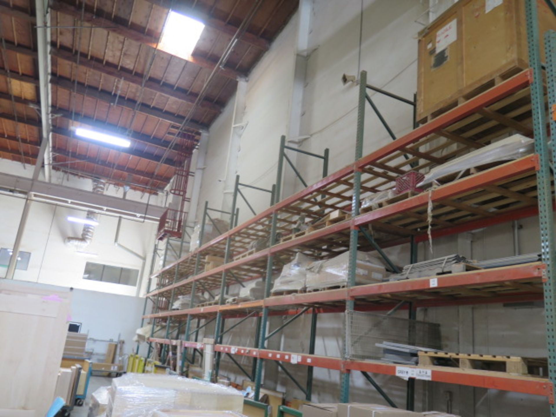 Pallet Racking 7-Sections - Tall (SOLD AS-IS - NO WARRANTY)