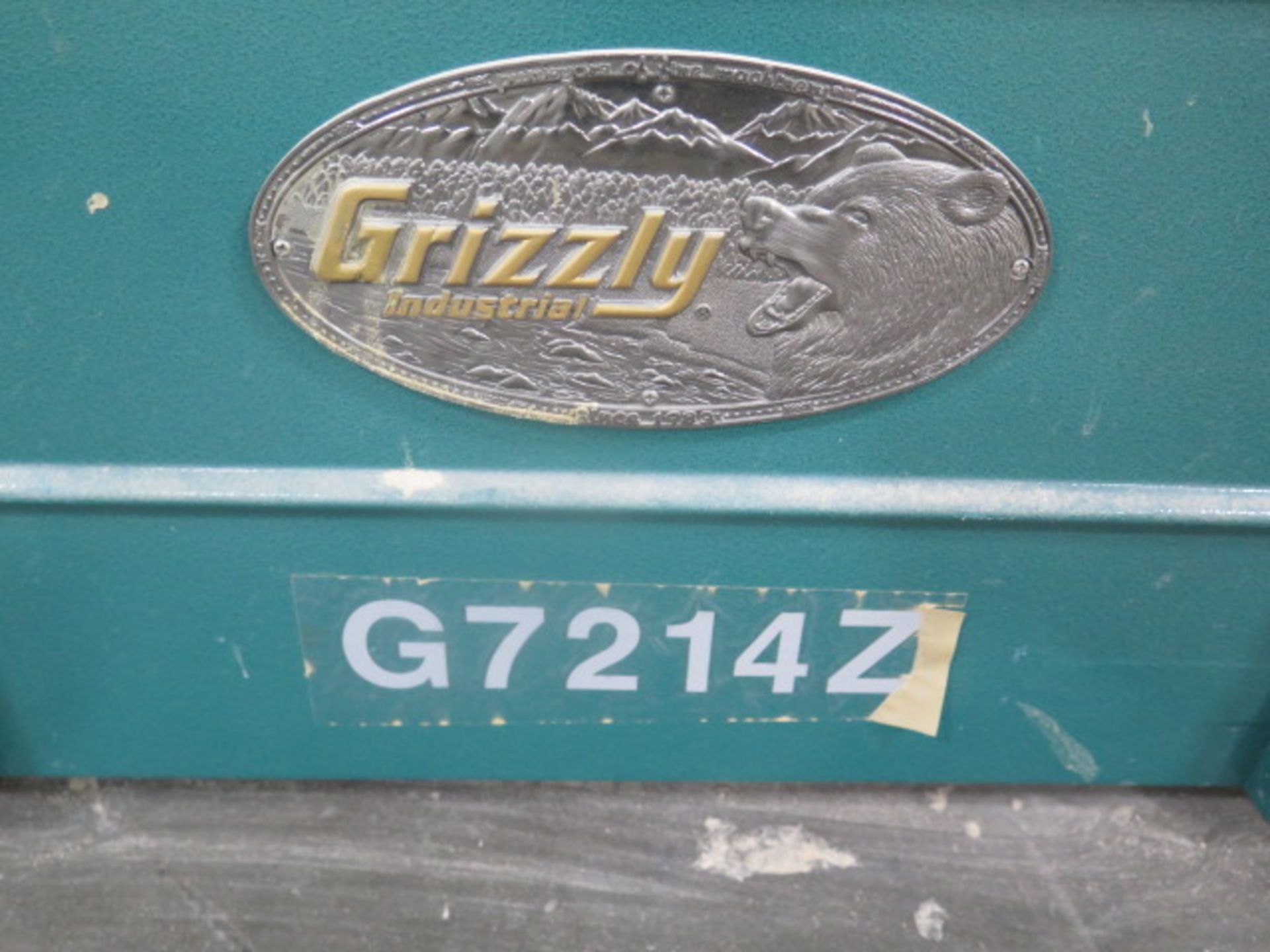 2014 Grizzly G7214Z Spindle Shaper s/n 038689 w/ 7.5Hp Motor, 3600-10,000 RPM, Seco SK-303FD 3- - Image 9 of 9