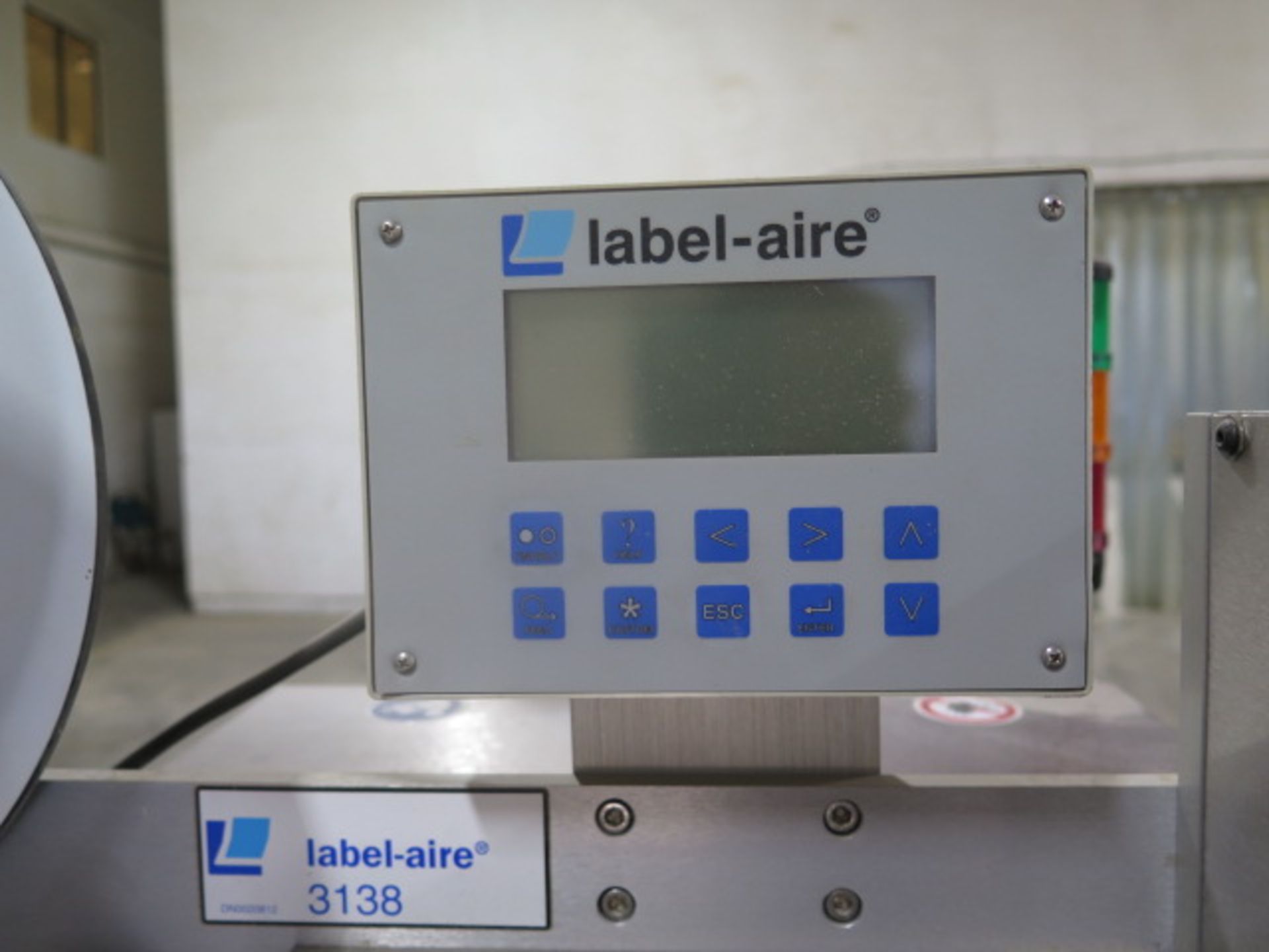 Custom Automatic Parts Labeling System w/Label-Aire mdl. 3138N-RH STEP TAMP Label Printer,SOLD AS IS - Image 7 of 8