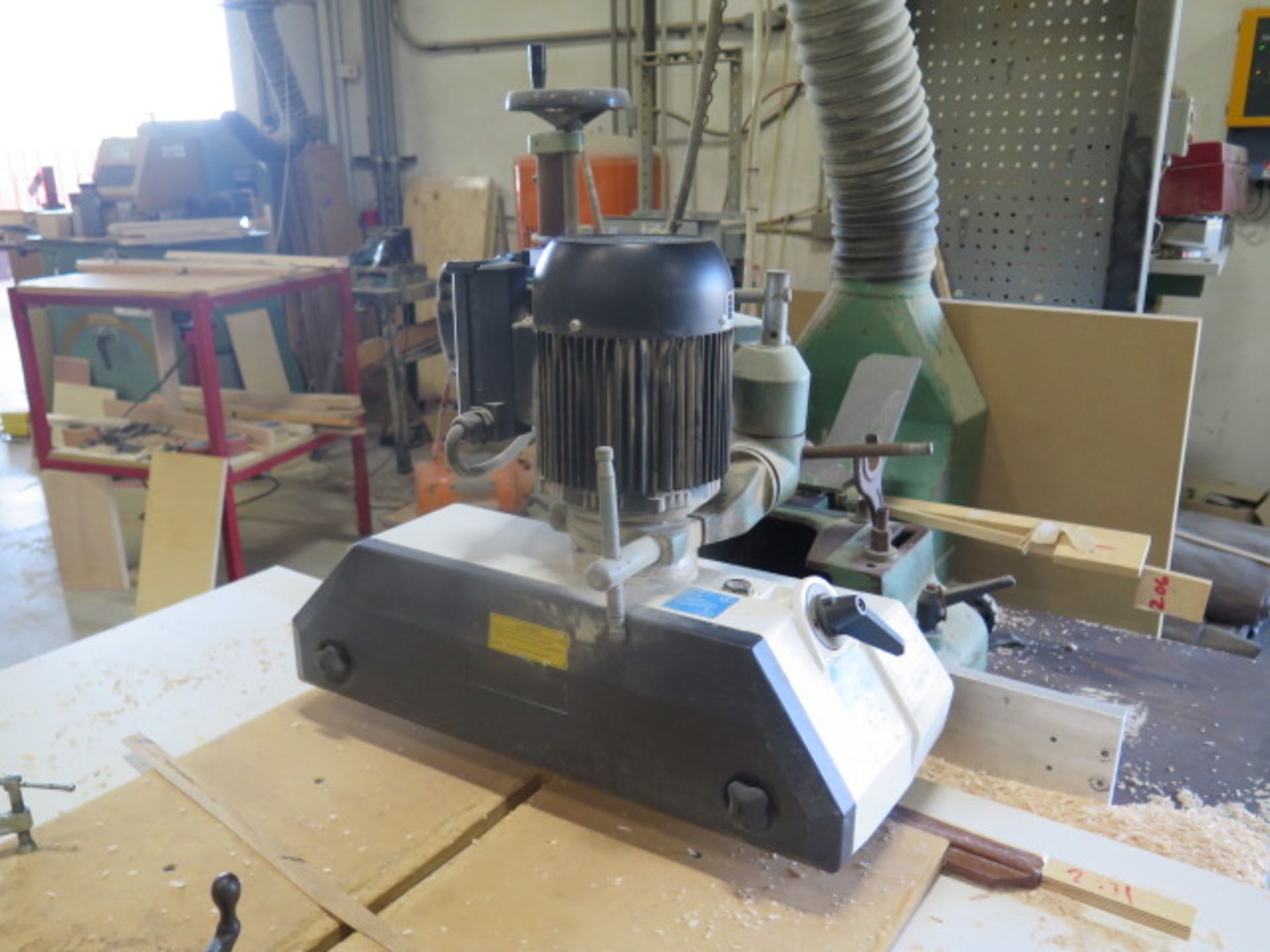 Casadei F-115 Spindle Shaper s/n 84-43-164 w/2900-10,000 RPM, 5-Spd, 4-Roll Power Feeder, SOLD AS IS - Image 3 of 11