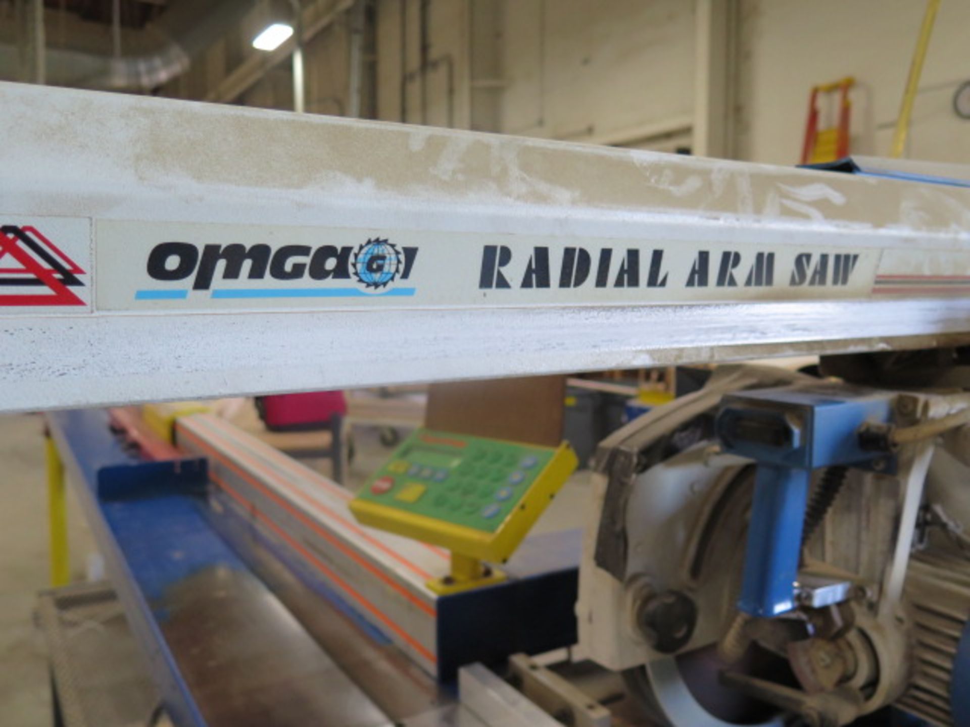 2005 Omga RN-600FM”US” 14” Radial Arm Saw s/n01-299055 w/TigerStop 10’ Programmable Stop, SOLD AS IS - Image 8 of 12
