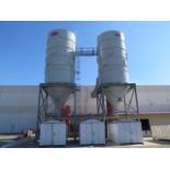 2005 LMC Twin Unit 75,000 CFM (EACH), 300Hp Motors, 594 Bags /Unit, Approx 80' Tall, SOLD AS IS