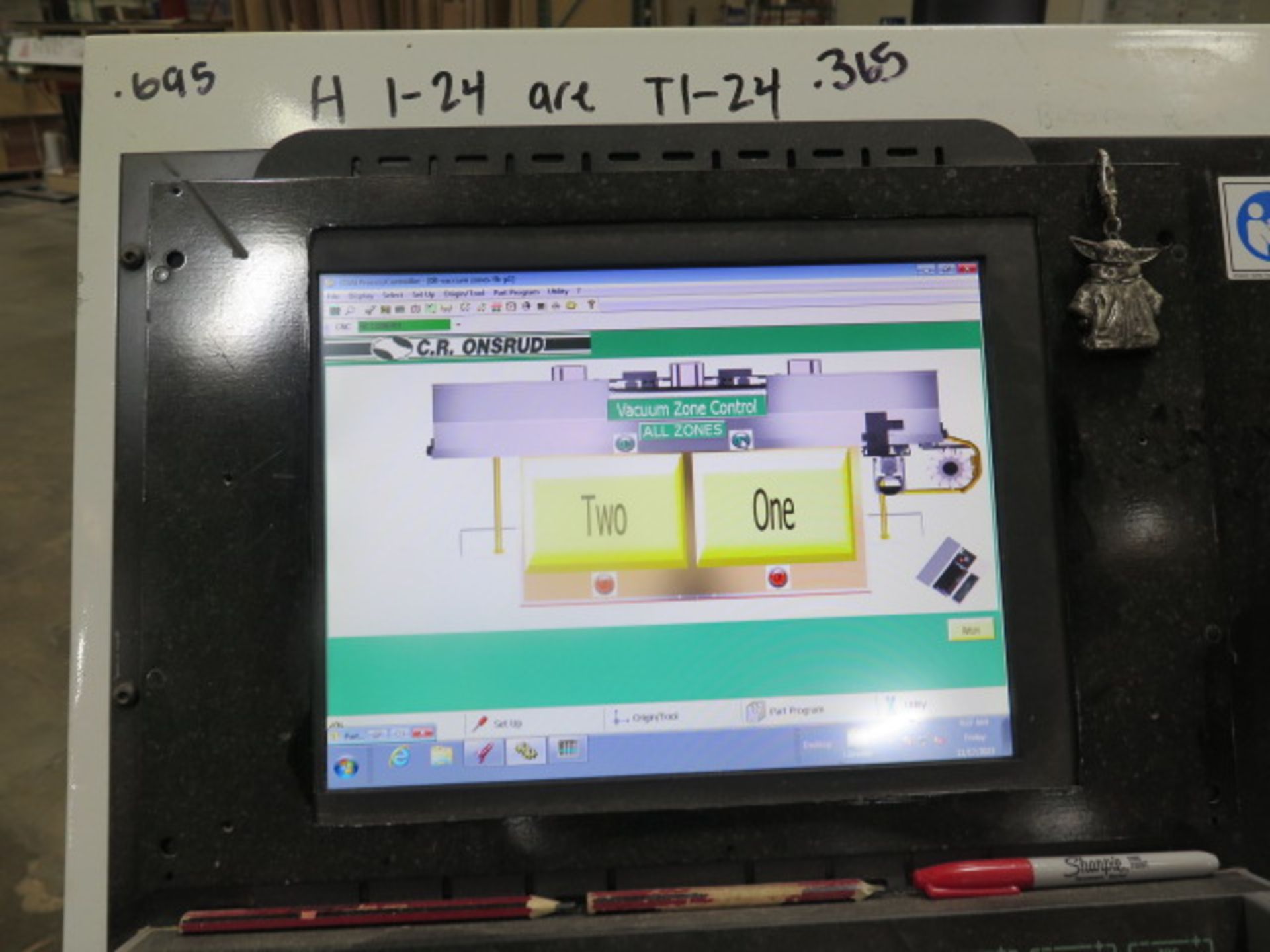 2008 C.R. Onsrud 122C18 CNC Router s/n 12280701 w/ WinMedia CNC Controls, SOLD AS IS - Image 13 of 18