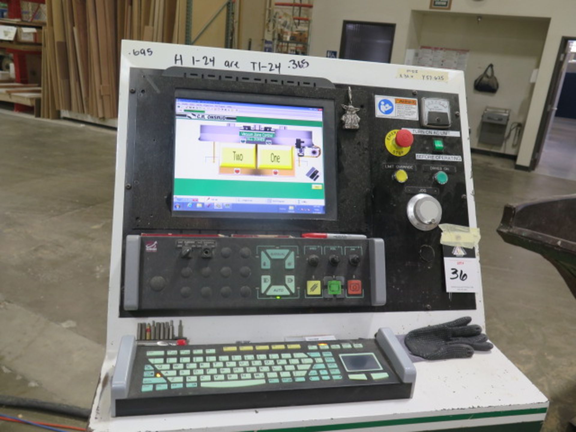 2008 C.R. Onsrud 122C18 CNC Router s/n 12280701 w/ WinMedia CNC Controls, SOLD AS IS - Image 12 of 18