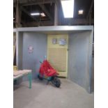 Custom 9 ½’ W x 7 ½’ H x 5 ½’ D UCB Filtered Sanding Booth (SOLD AS-IS - NO WARRANTY)