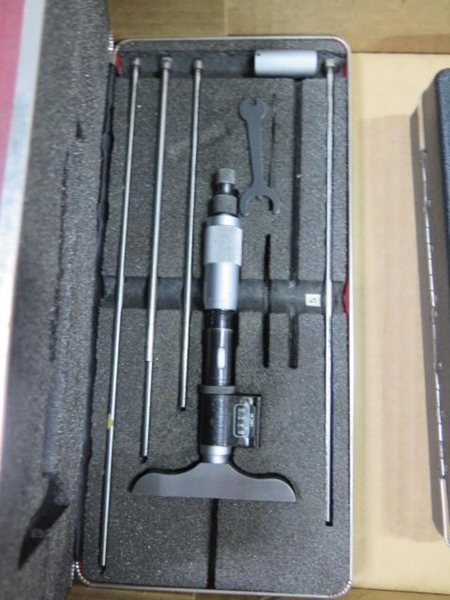 Scherr Tumico 0-1" Indicating OD Mic and Starrett 0-6" Depth Mic (SOLD AS-IS - NO WARRANTY) - Image 4 of 4