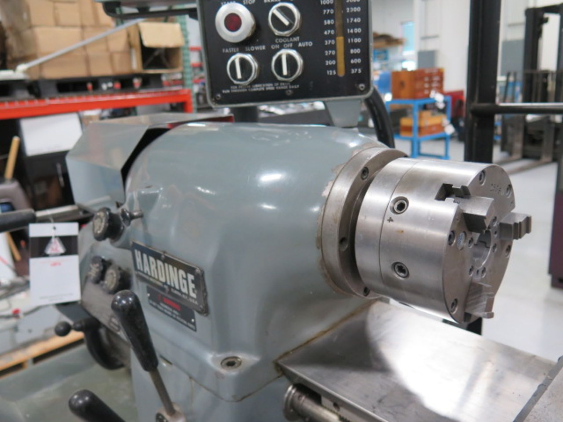 Hardinge HLV-H Wide-Bed Tool Room Lathe s/n HLV-H-14876-T w/ Acu-Rite Master-TP Prog DRO, SOLD AS IS - Image 8 of 21