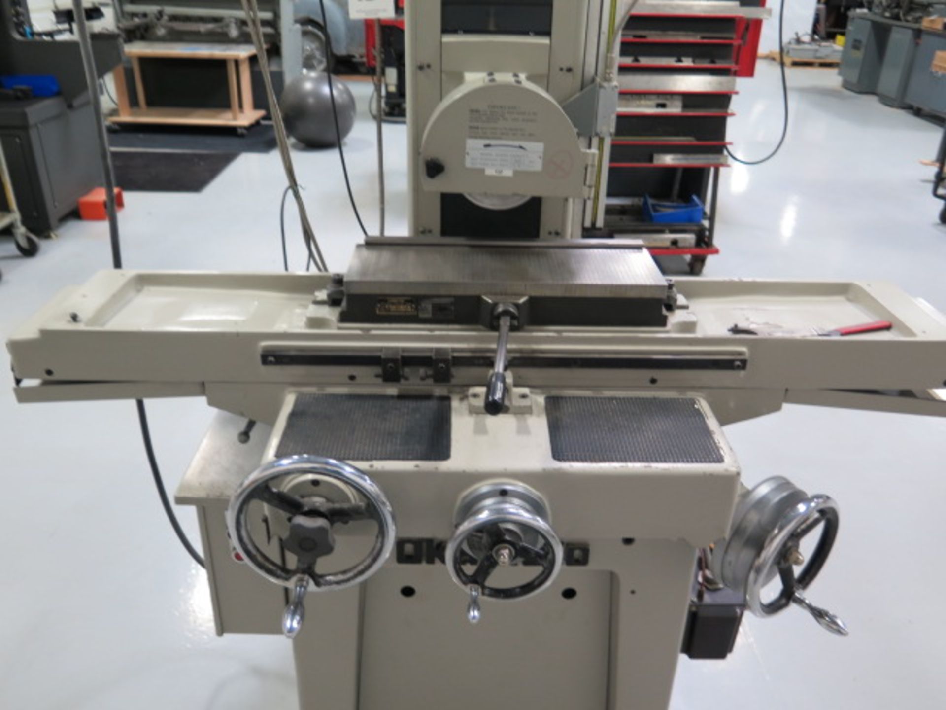 Okamoto “6-18 LINEAR” 6” x 18” Surface Grinder s/n 4469 w/ Mitutoyo UDR-220 Program DRO, SOLD AS IS - Image 5 of 15