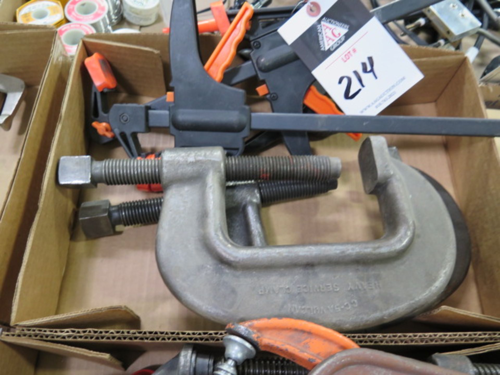 C-Clamps and Bar Clamps (SOLD AS-IS - NO WARRANTY)