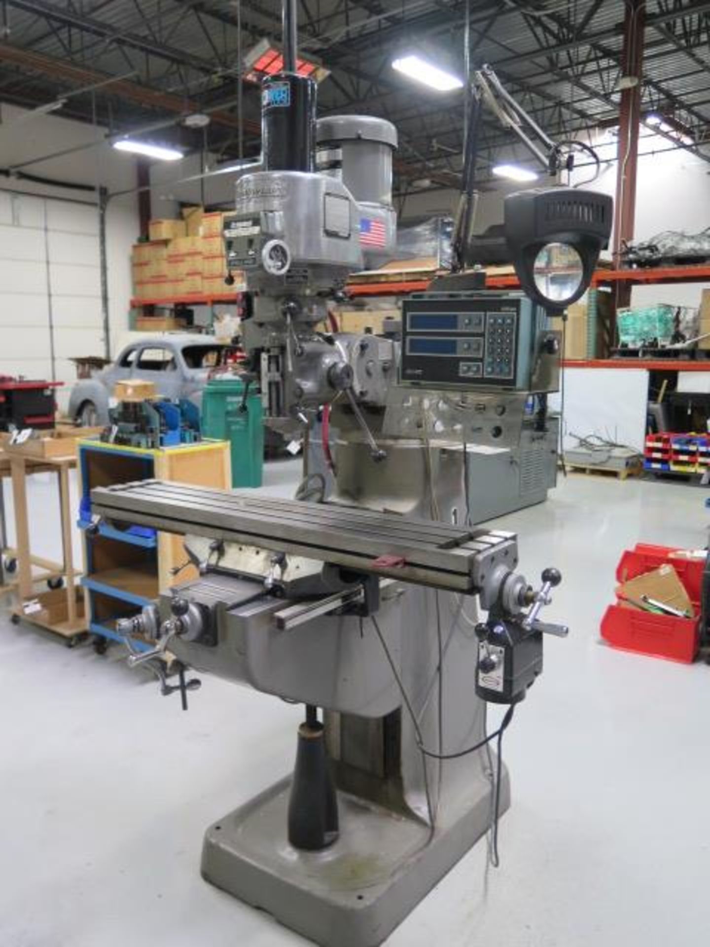 Bridgeport Vertical Mill s/n 259829 w/ Acu-Rite MillMate Programmable DRO, 2Hp Motor, SOLD AS IS - Image 2 of 16