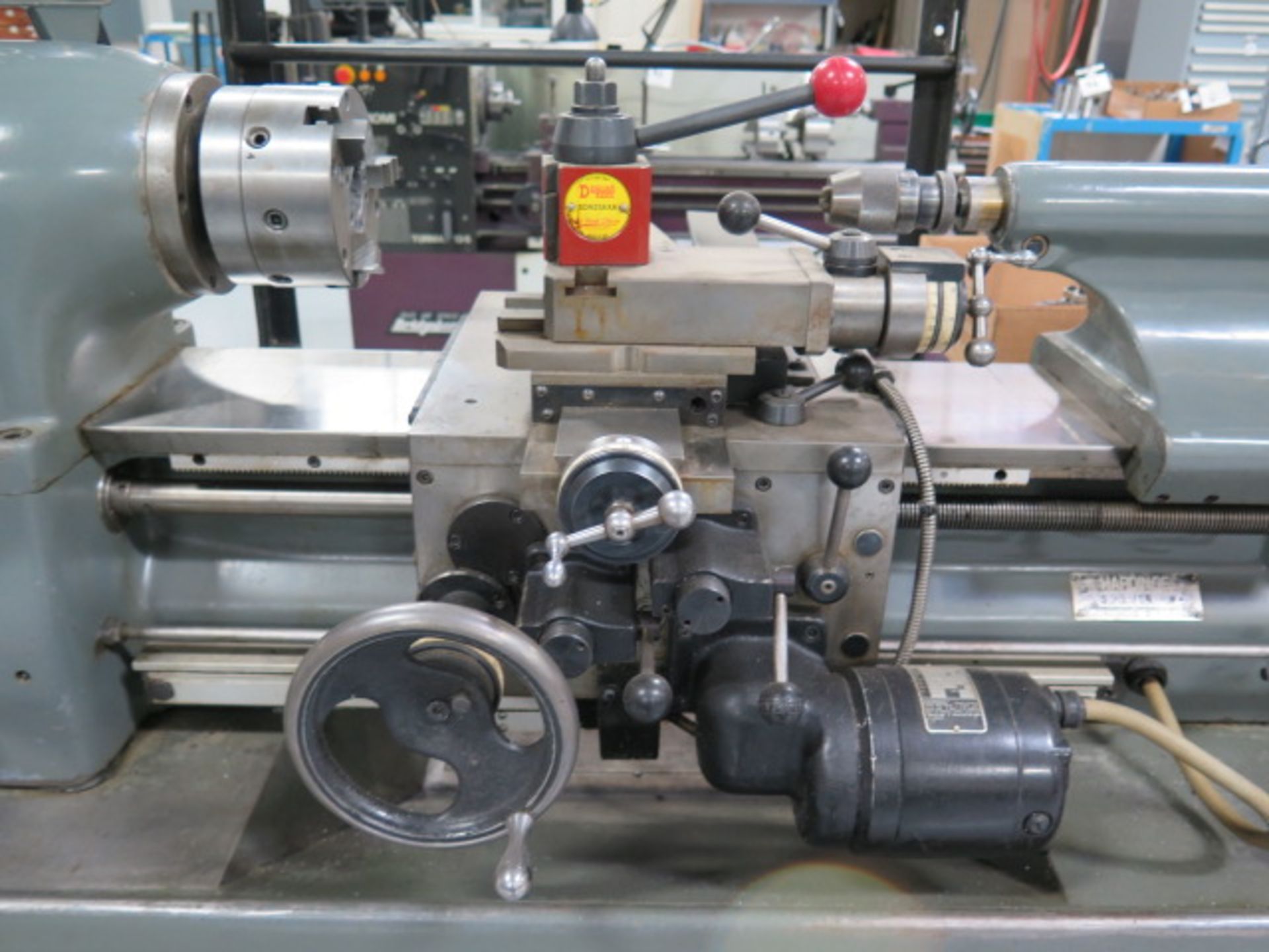 Hardinge HLV-H Wide-Bed Tool Room Lathe s/n HLV-H-14876-T w/ Acu-Rite Master-TP Prog DRO, SOLD AS IS - Image 10 of 21