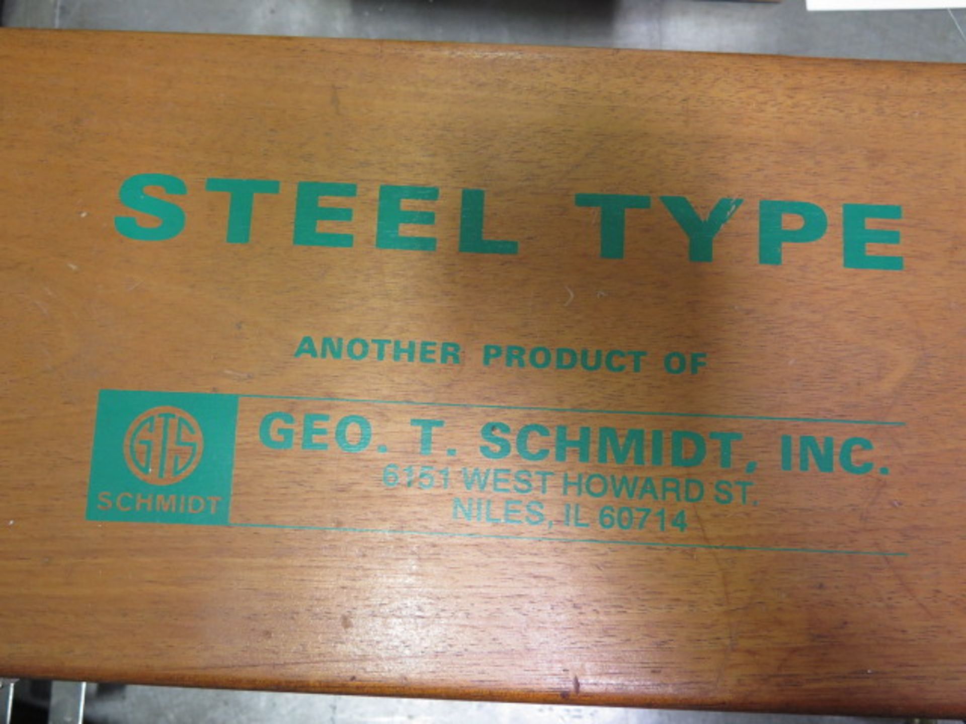 Geo Schmidt Steel Type Set (SOLD AS-IS - NO WARRANTY) - Image 4 of 4