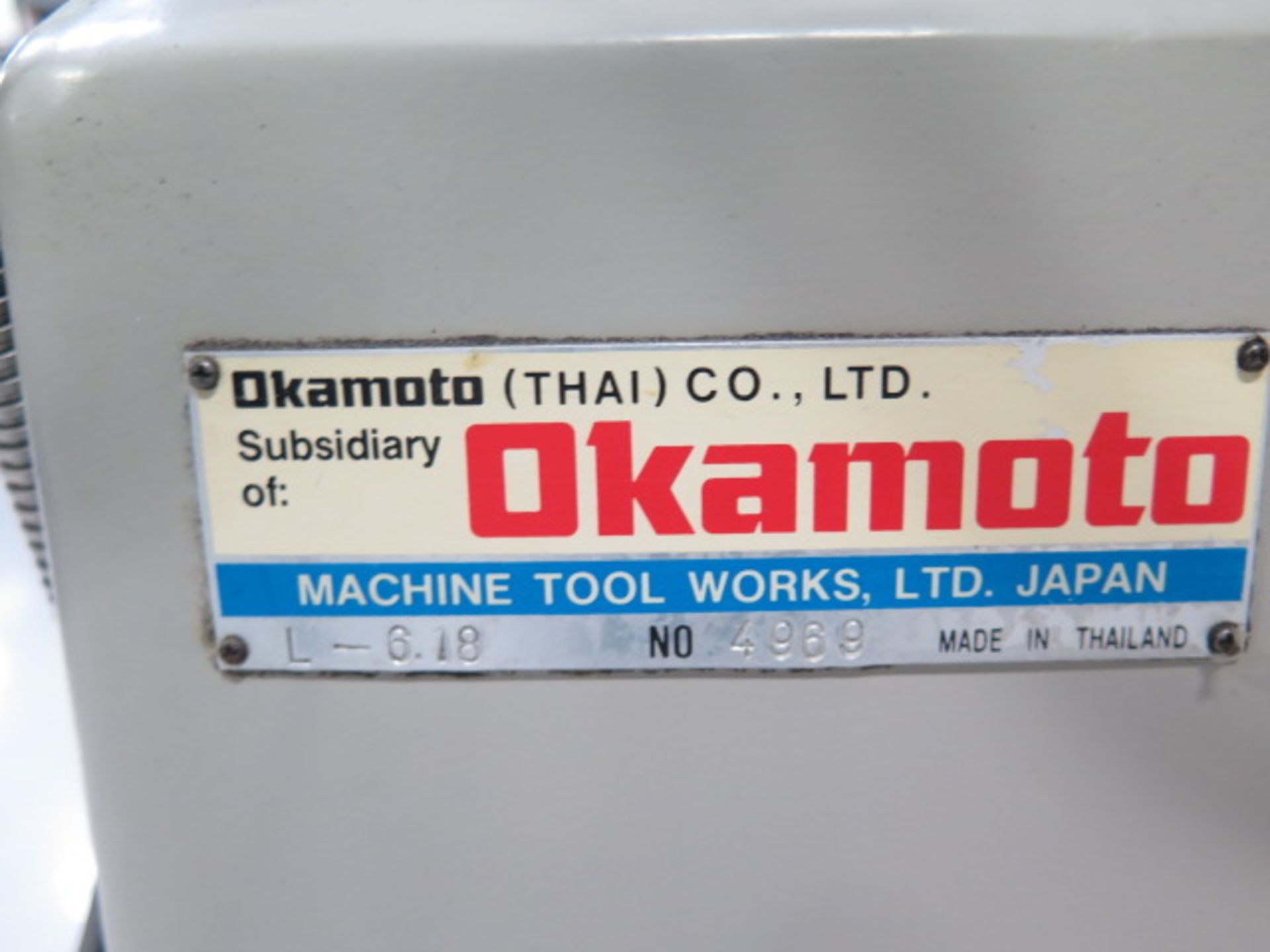 Okamoto “6-18 LINEAR” 6” x 18” Surface Grinder s/n 4469 w/ Mitutoyo UDR-220 Program DRO, SOLD AS IS - Image 15 of 15
