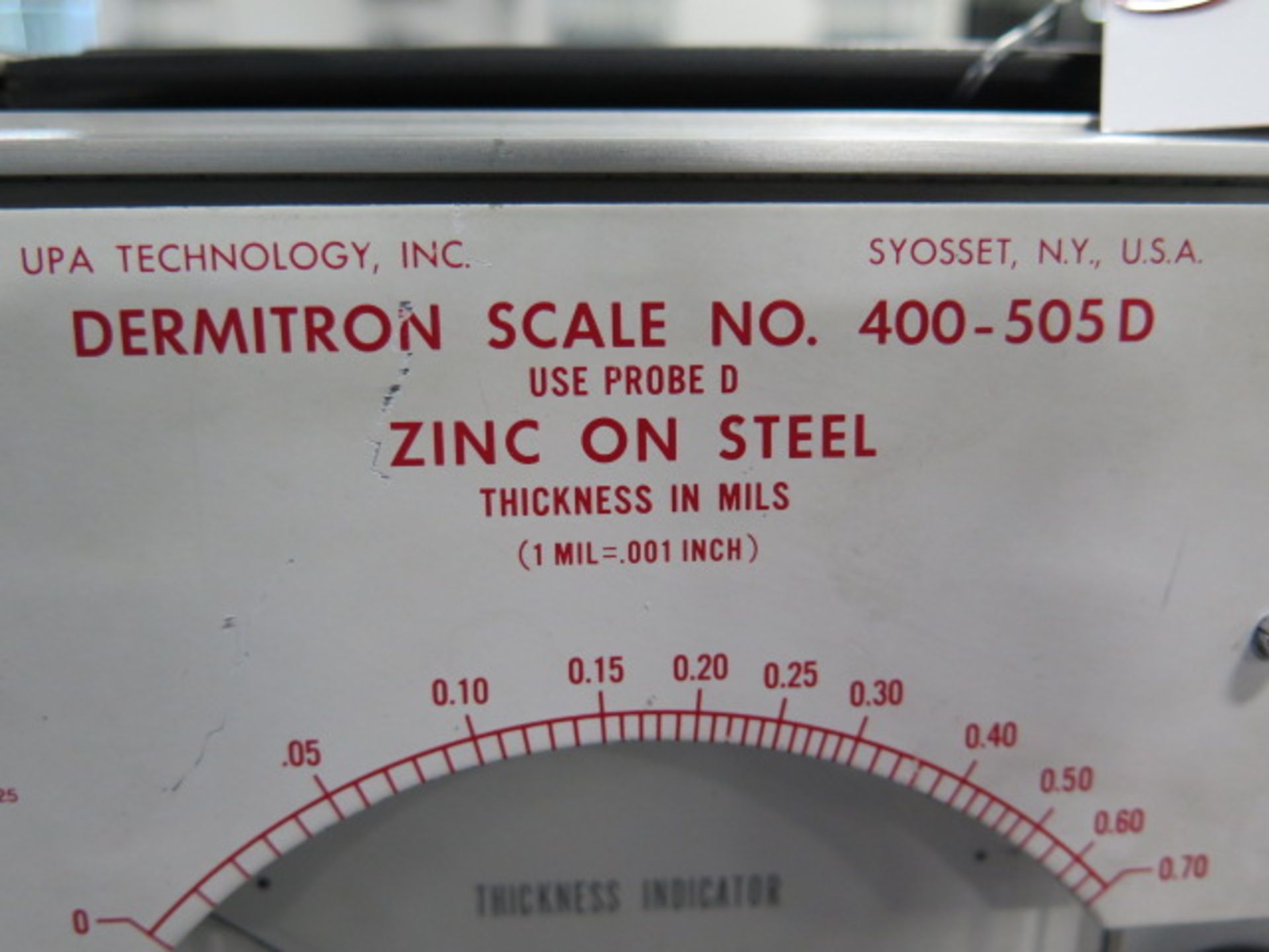 UPA Dermitron Coating Thickness Gage (SOLD AS-IS - NO WARRANTY) - Image 5 of 5