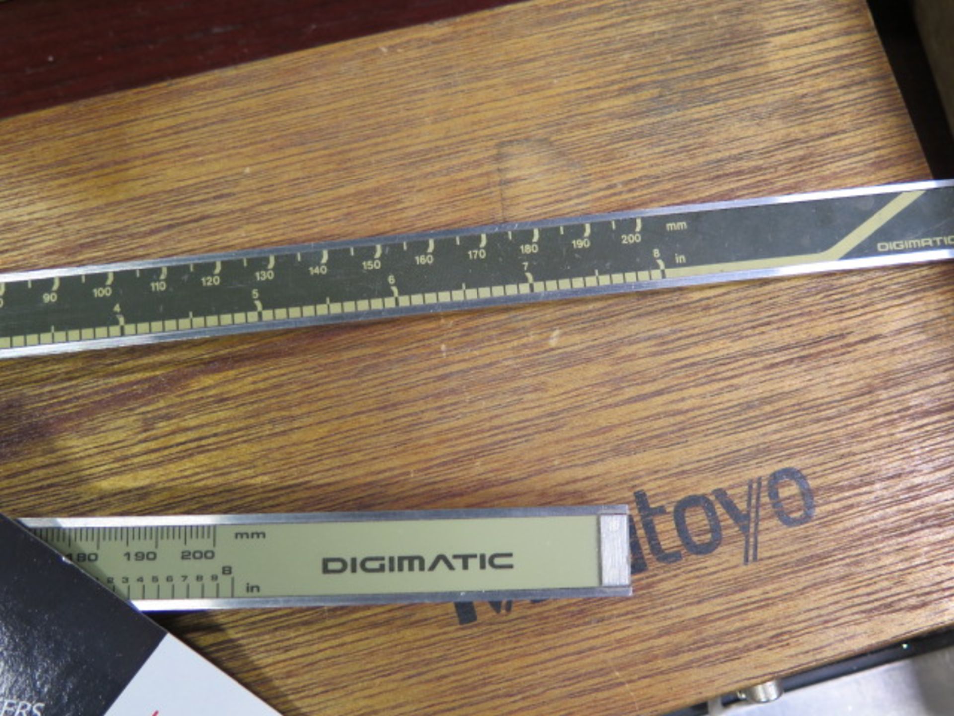 Mitutoyo 8" Digital Calipers (2) and 12" Dial Caliper (SOLD AS-IS - NO WARRANTY) - Image 3 of 3