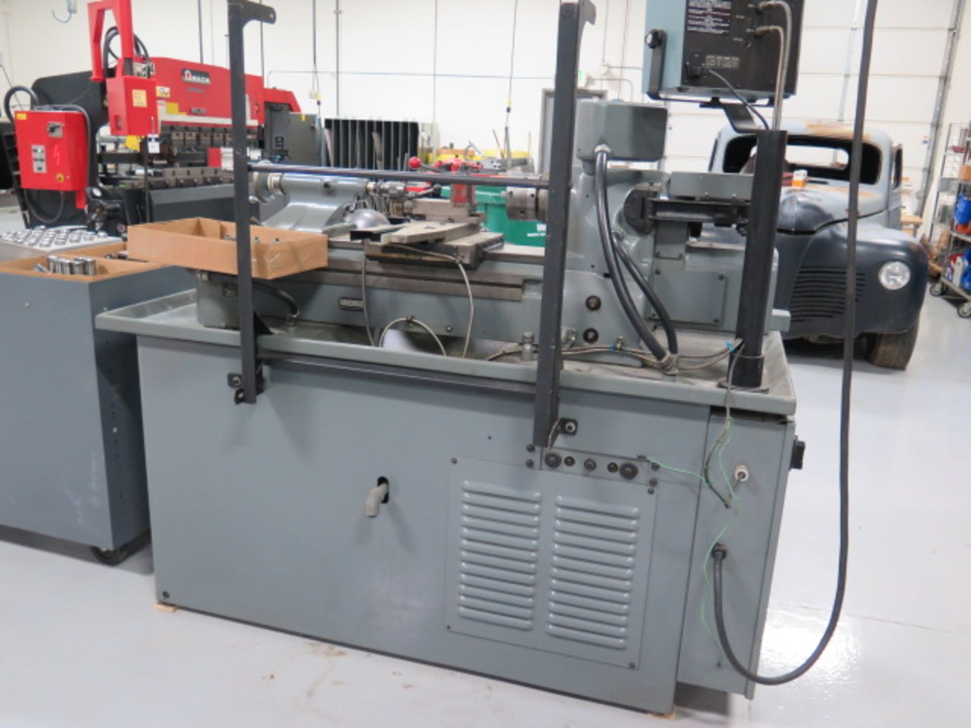 Hardinge HLV-H Wide-Bed Tool Room Lathe s/n HLV-H-14876-T w/ Acu-Rite Master-TP Prog DRO, SOLD AS IS - Image 19 of 21