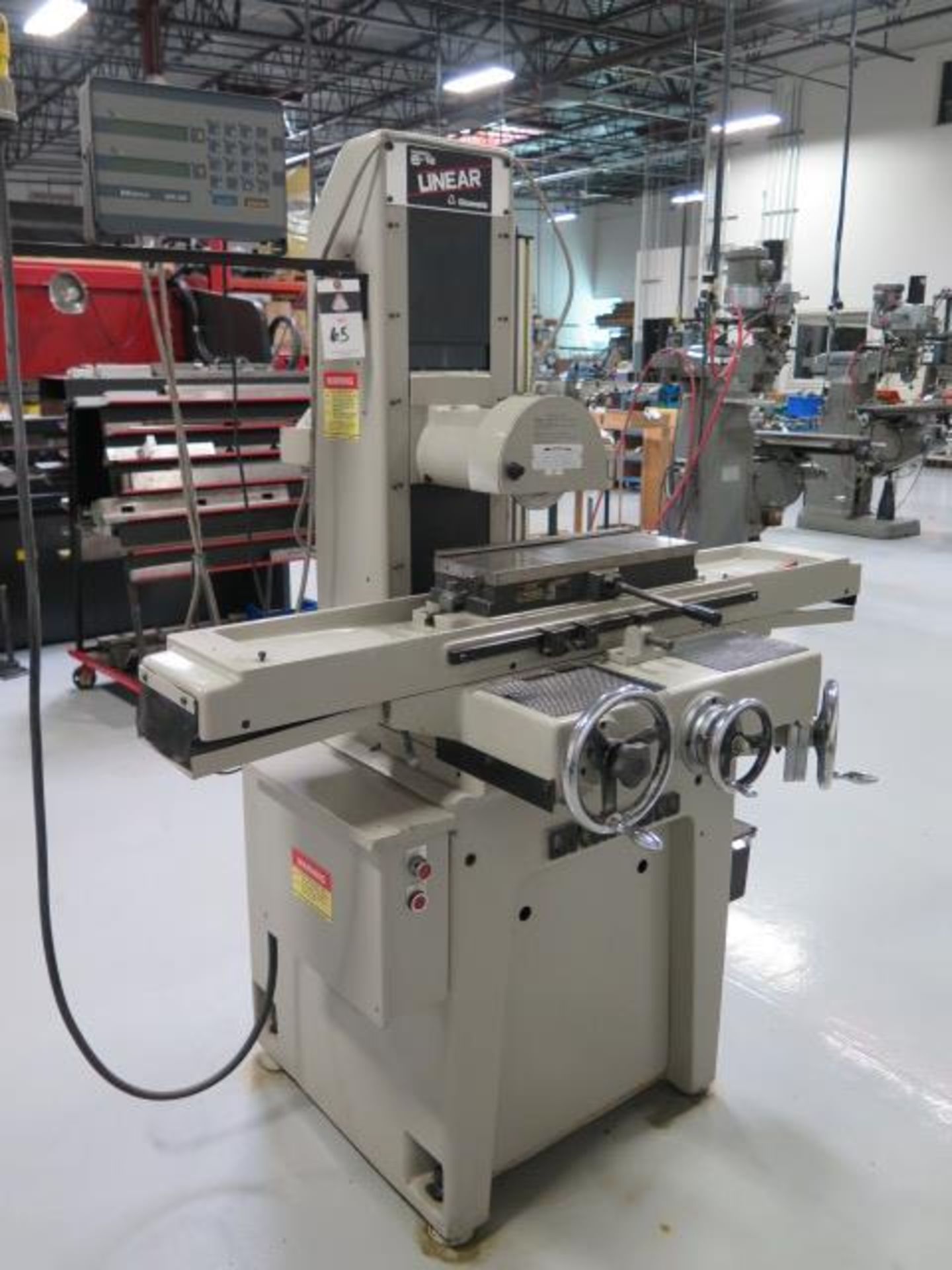 Okamoto “6-18 LINEAR” 6” x 18” Surface Grinder s/n 4469 w/ Mitutoyo UDR-220 Program DRO, SOLD AS IS - Image 3 of 15