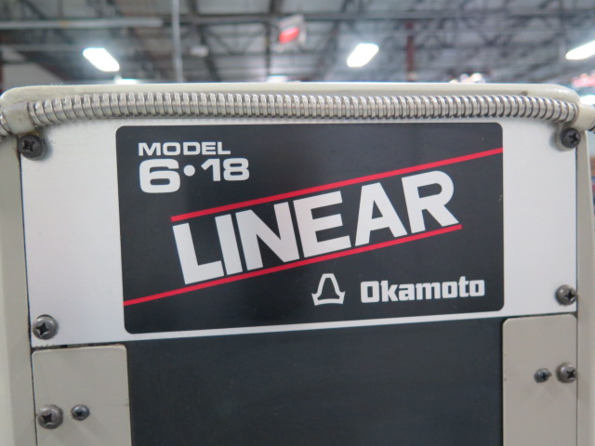 Okamoto “6-18 LINEAR” 6” x 18” Surface Grinder s/n 4469 w/ Mitutoyo UDR-220 Program DRO, SOLD AS IS - Image 14 of 15