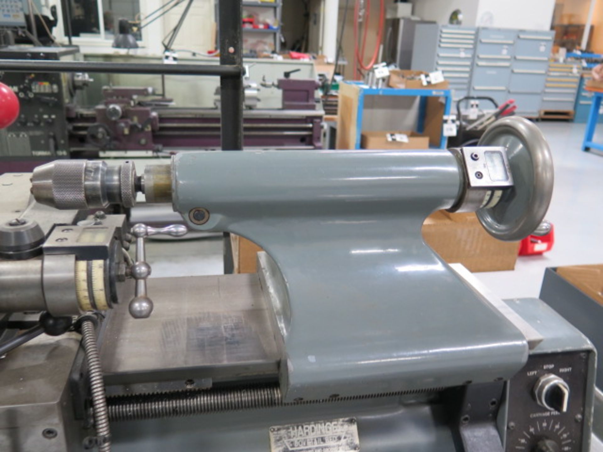 Hardinge HLV-H Wide-Bed Tool Room Lathe s/n HLV-H-14876-T w/ Acu-Rite Master-TP Prog DRO, SOLD AS IS - Image 12 of 21