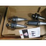 CAT-40 Taper Shell Mill Holders (4) (SOLD AS-IS - NO WARRANTY)