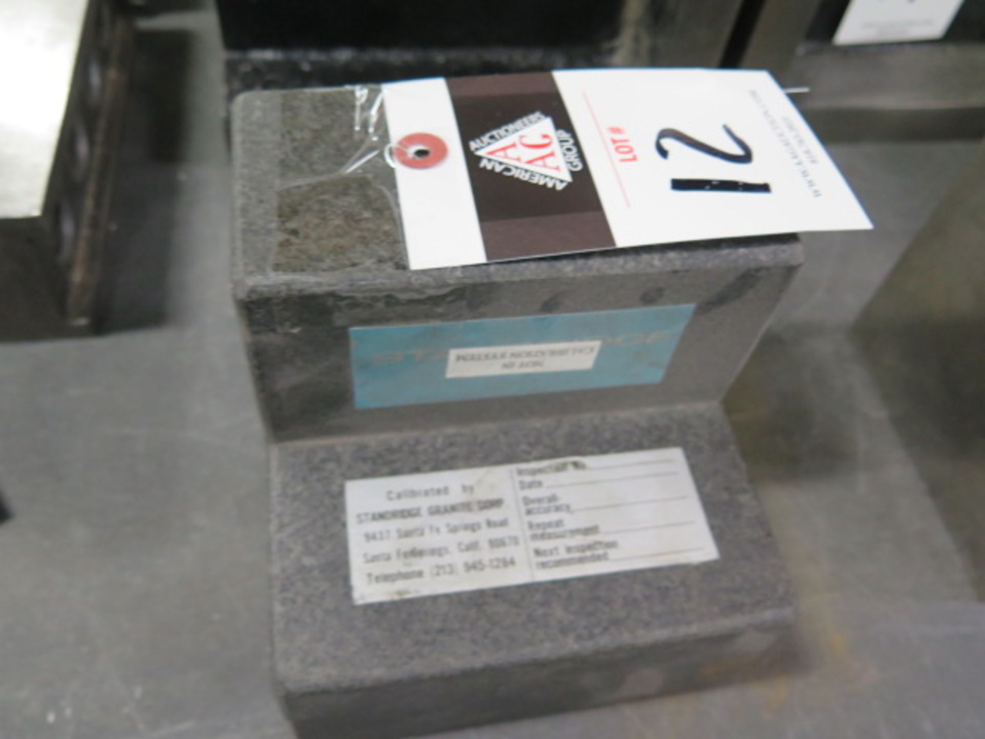 Standridge 6" x 6" x 6" Granite Angle Block (SOLD AS-IS - NO WARRANTY)