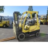 2016 Hyster S50FT 5000 Lb Cap LPG Forklift s/h H187V05028P, 3-Stage Mast, 189” Lift, SOLD AS IS