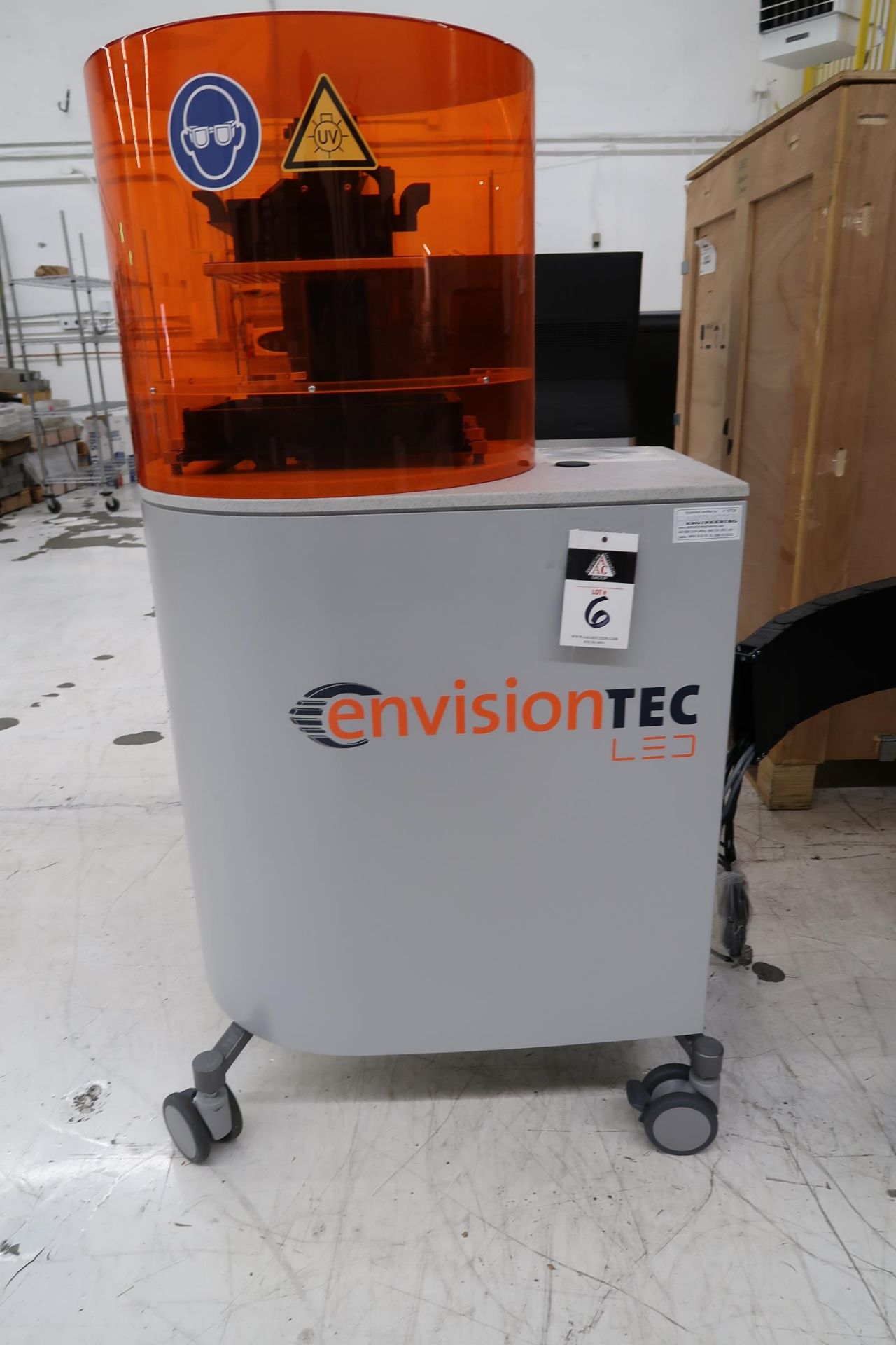 2018 EnvisionTec LED “Perfactory IV LED XXL WUXGA” Type PIV.S.E.F.U.S.300 uV 3D Printer, SOLD AS IS