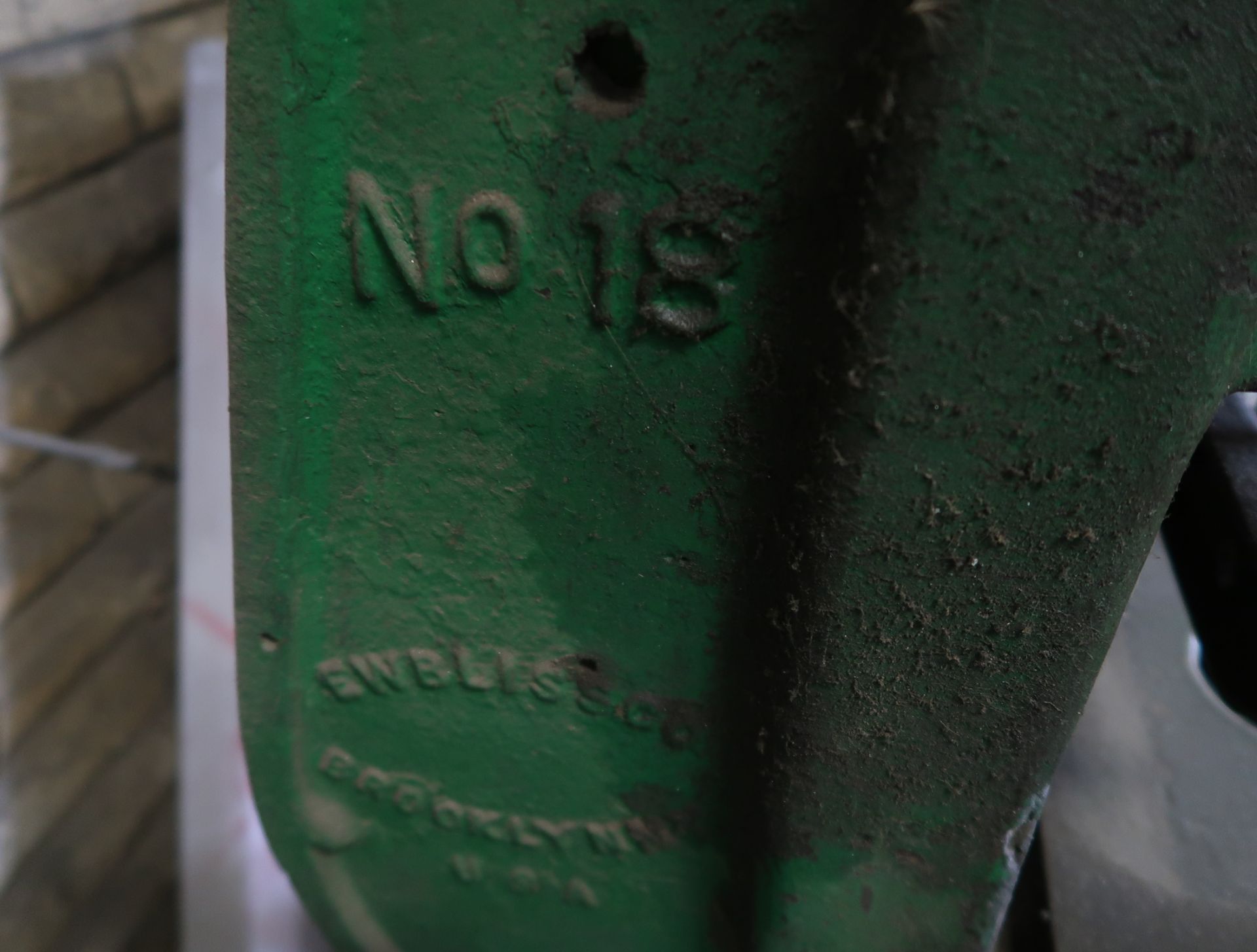 BLISS NO. 18 MECHANICAL PUNCH PRESS - Image 3 of 3