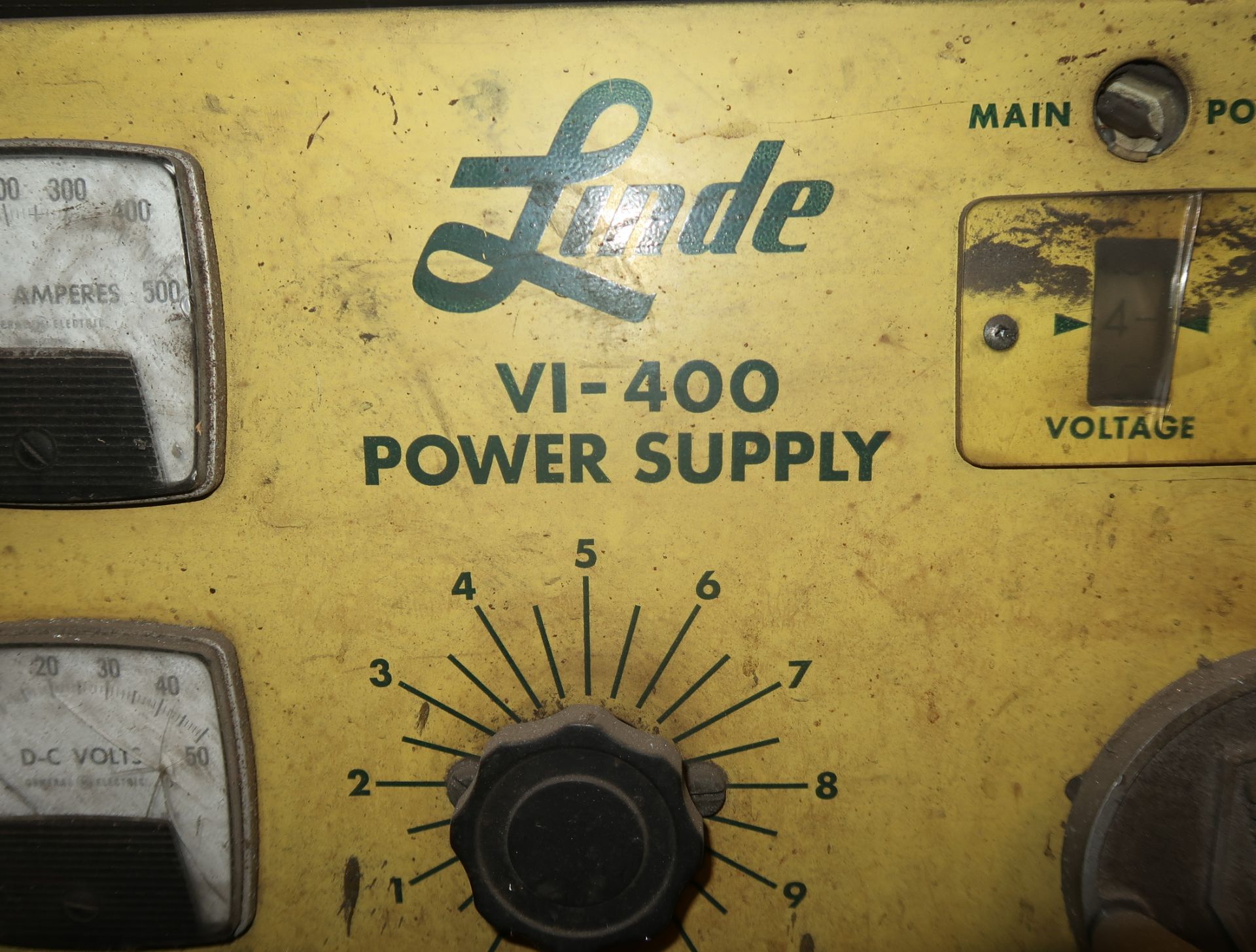 LINDE VI-400 POWER SUPPLY W/HOBART WIRE FEED - Image 2 of 3