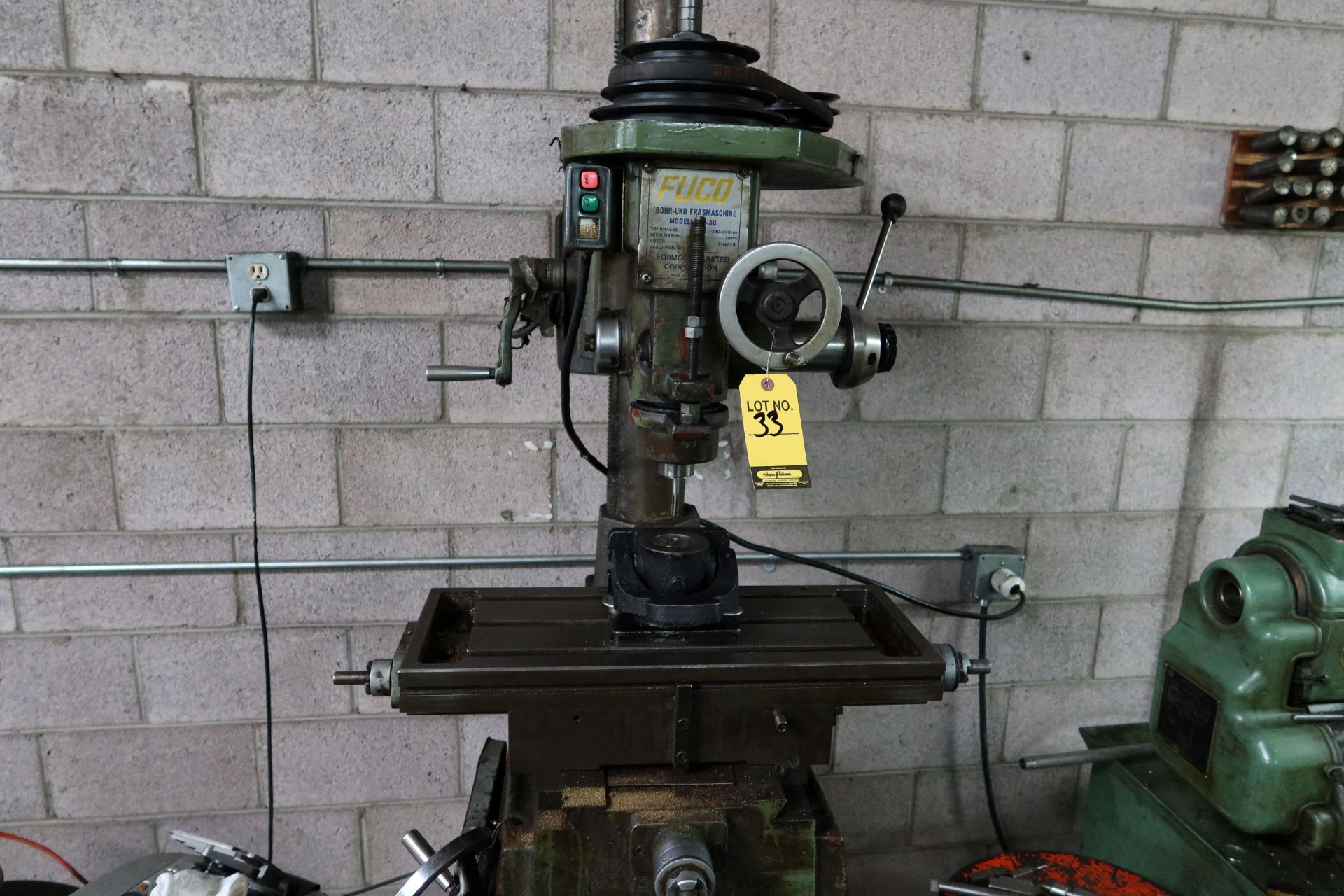 FUCO MDL. FY-30 BENCH TOP MILL