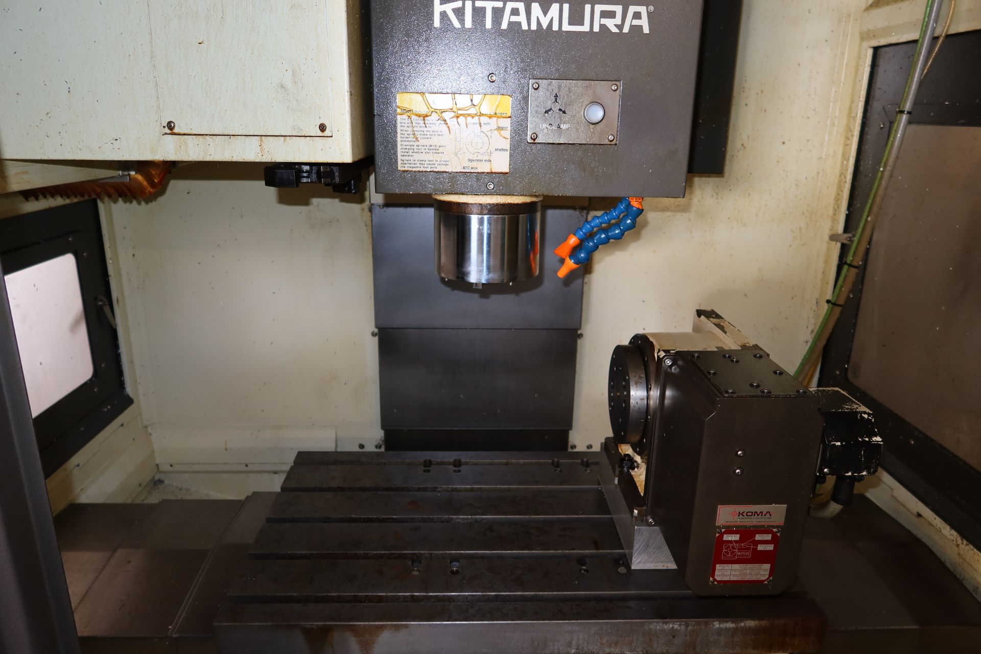 2015 KITAMURA MYCENTER 3XD CNC VERTICAL MACHINING CENTER W/KOMA 4TH AXIS, 12000 RPM SPINDLE, 24-TOOL - Image 3 of 6