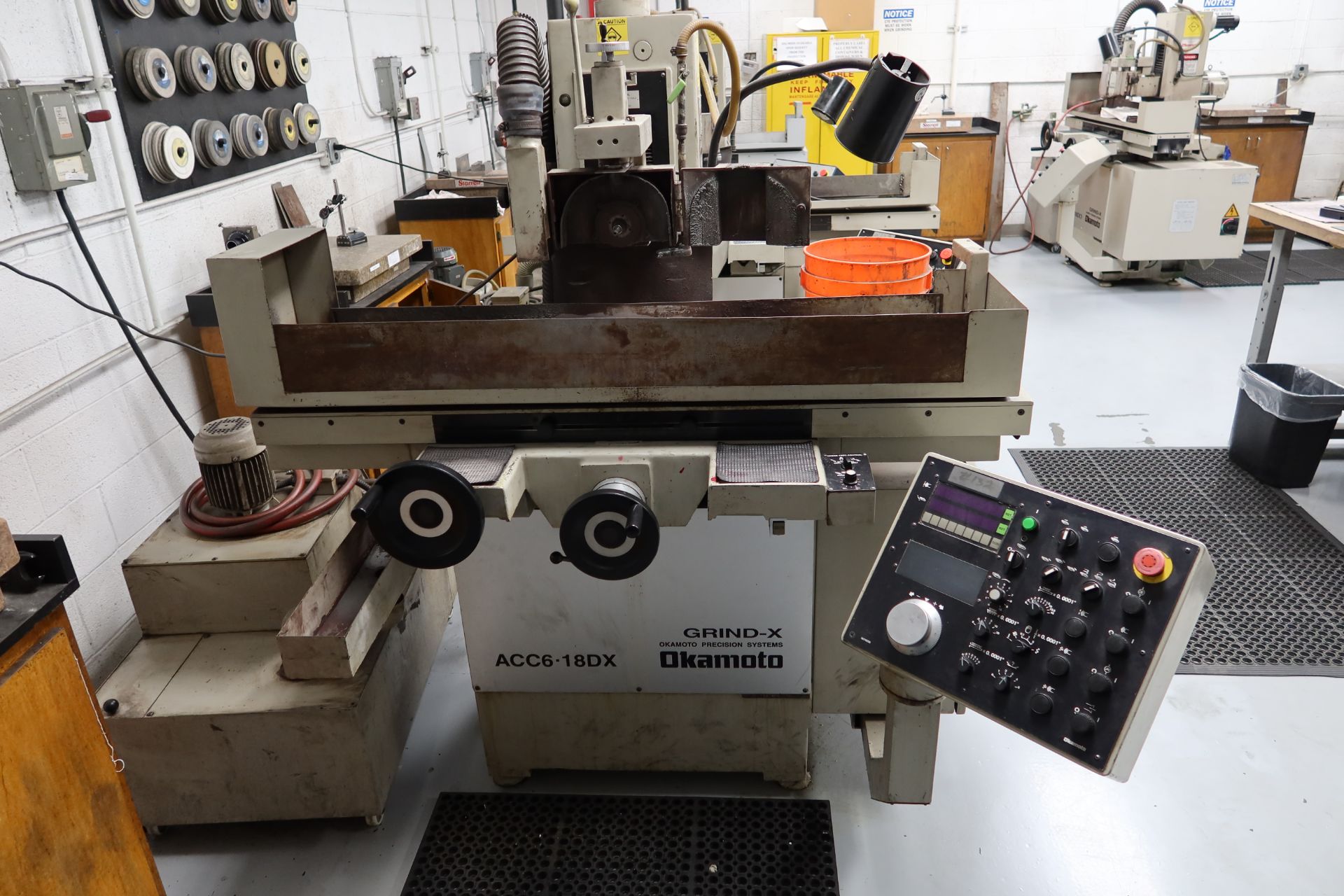 OKAMOTO ACC6-18DX3 AUTOMATIC SURFACE GRINDER, SN. 45727 THIS IS LOCATED AT COMPETITIVE ENGINEERING - Image 2 of 7