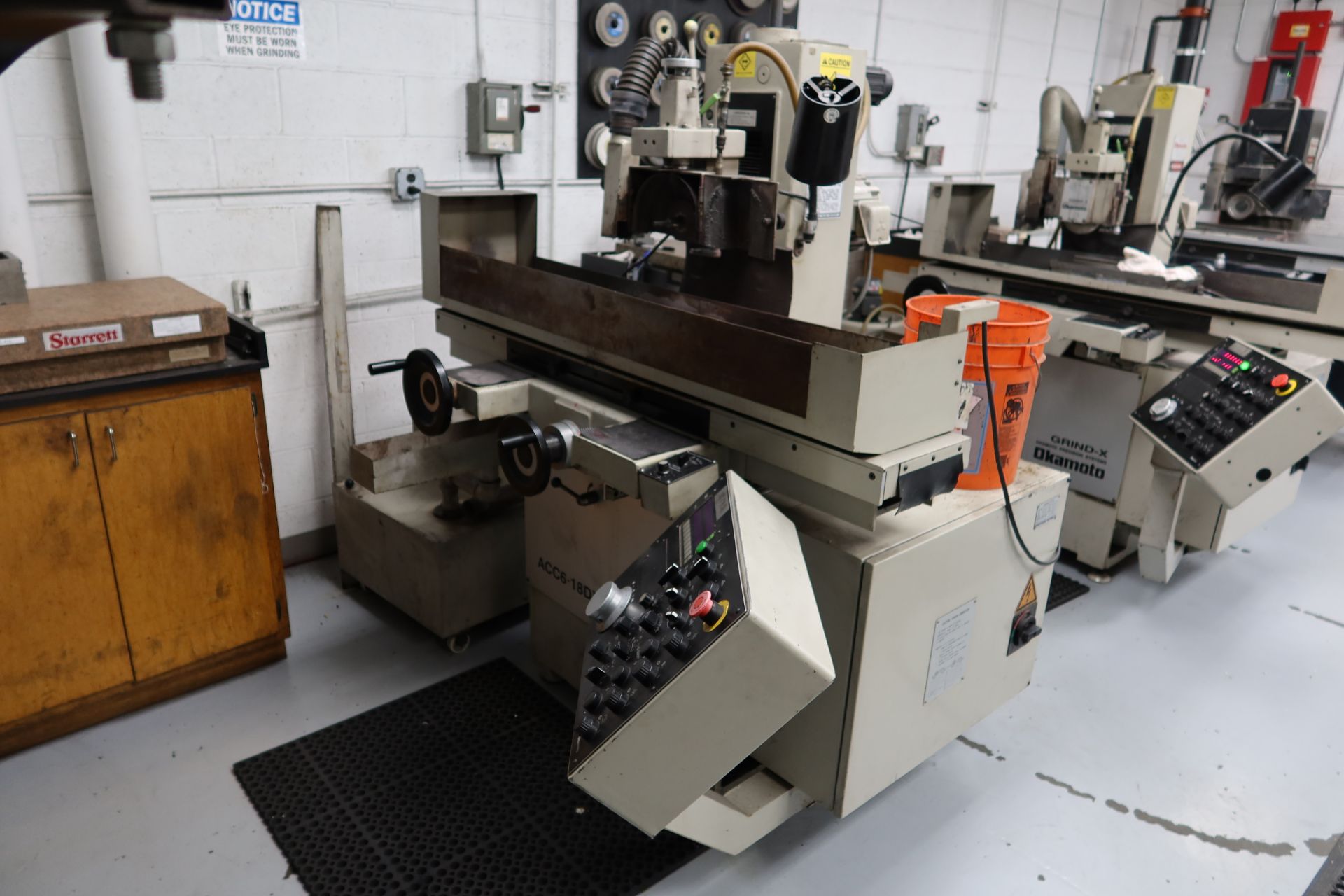OKAMOTO ACC6-18DX3 AUTOMATIC SURFACE GRINDER, SN. 45727 THIS IS LOCATED AT COMPETITIVE ENGINEERING