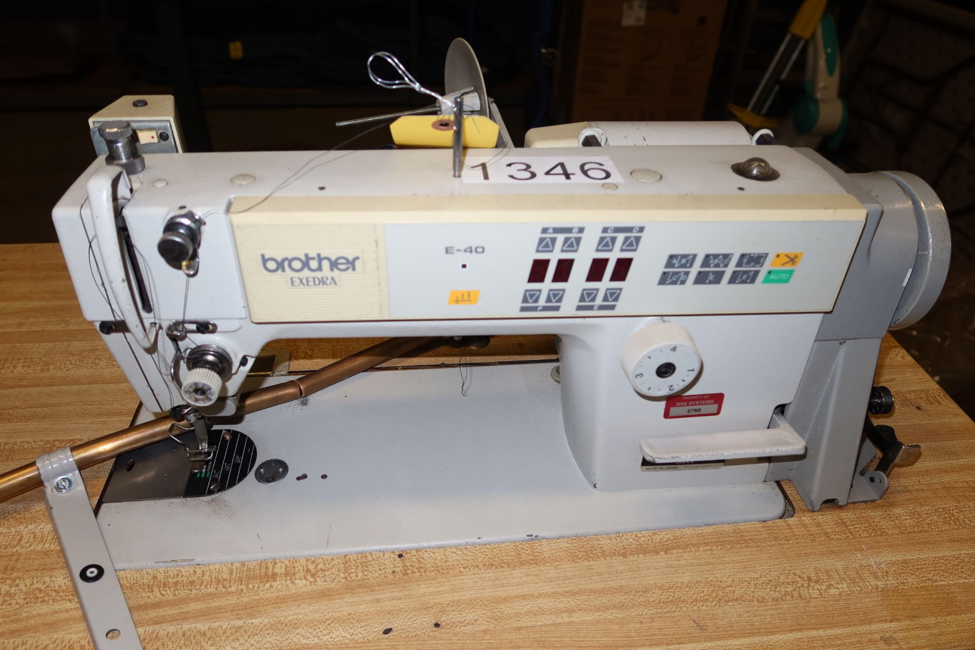 BROTHER INDUSTRIAL SEWING MACHINE MDL. LK3-8439