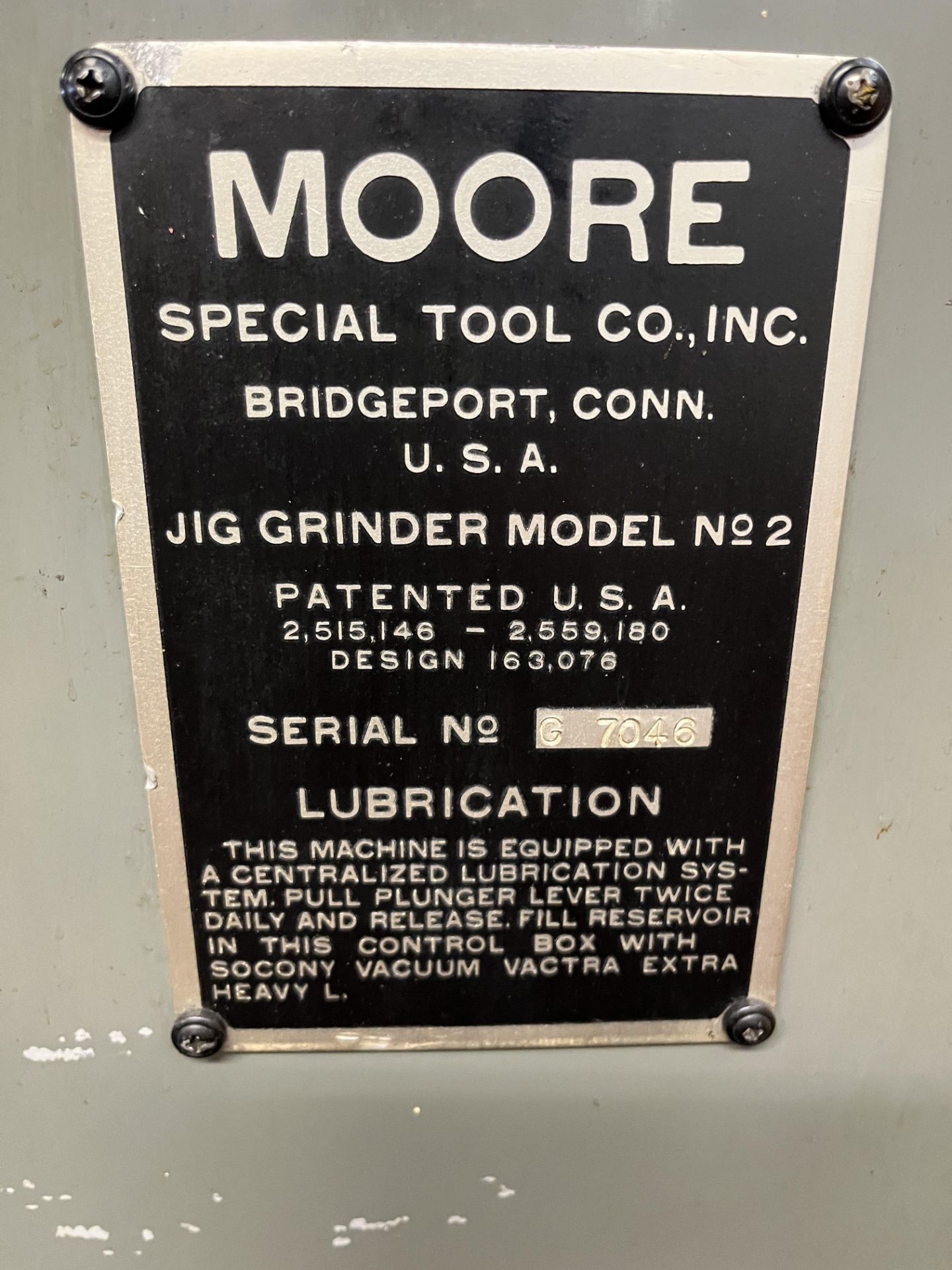 Moore No.2 Jig Grinder - Image 3 of 7