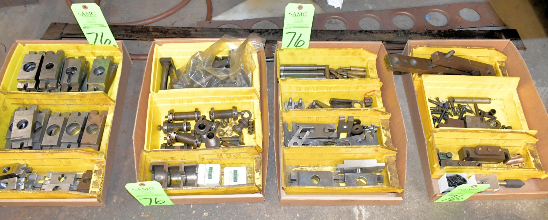 Lot-Various Setup/Tooling in (5) Boxes Under (1) Bench