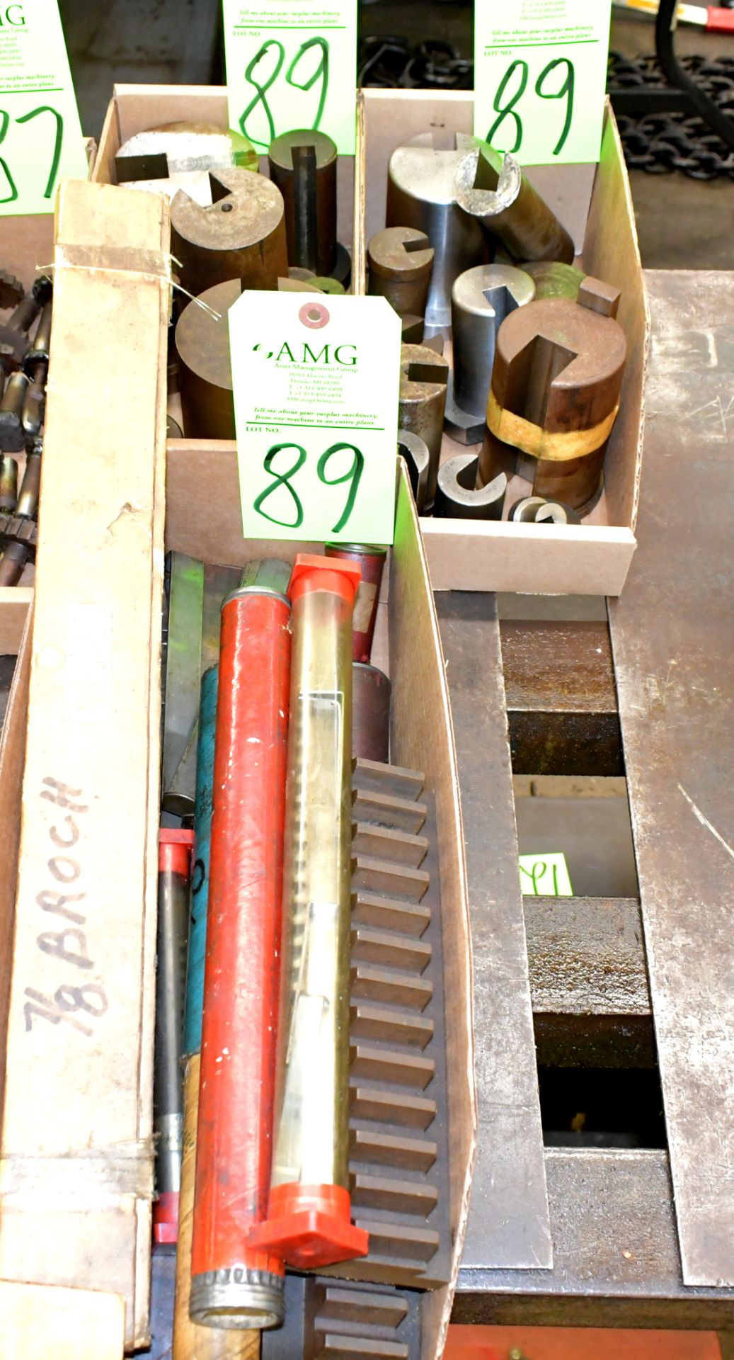 Lot-Broaching Tooling in (3) Boxes