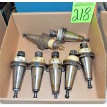 Lot-(7) CAT40 Taper Tool Holders in (1) Box