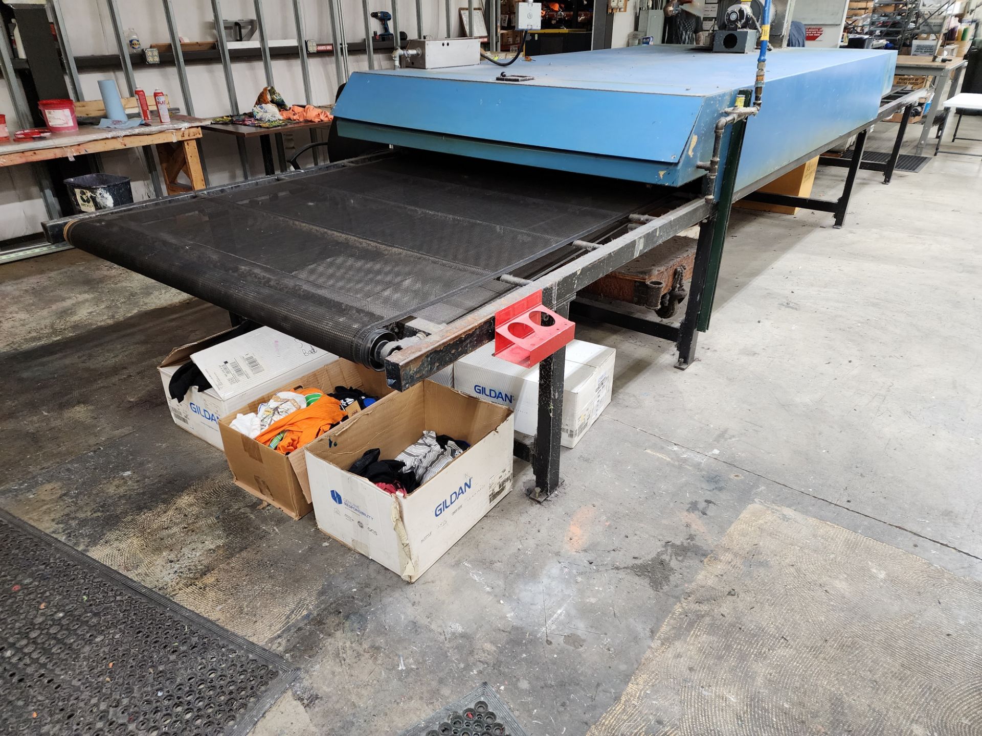 Conveyor Dryer, Gas Fired, 24'L x 5'W Belt