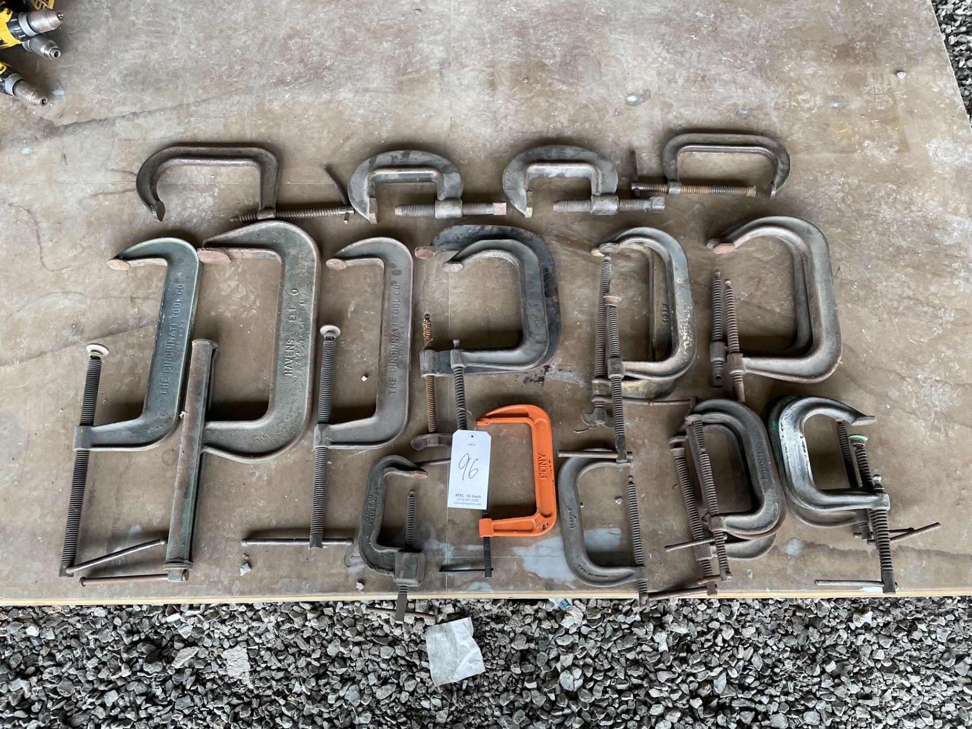Lot Consisting of Assorted C-Clamps
