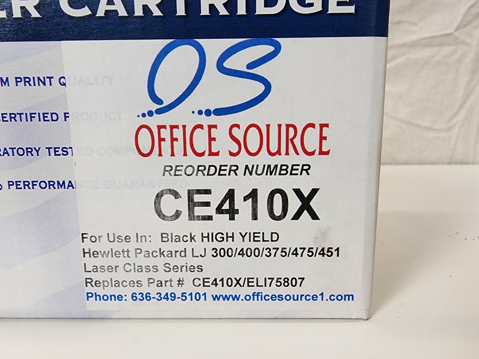 Office Source CE410X Remanufactured Toner Cartridge - Image 2 of 3