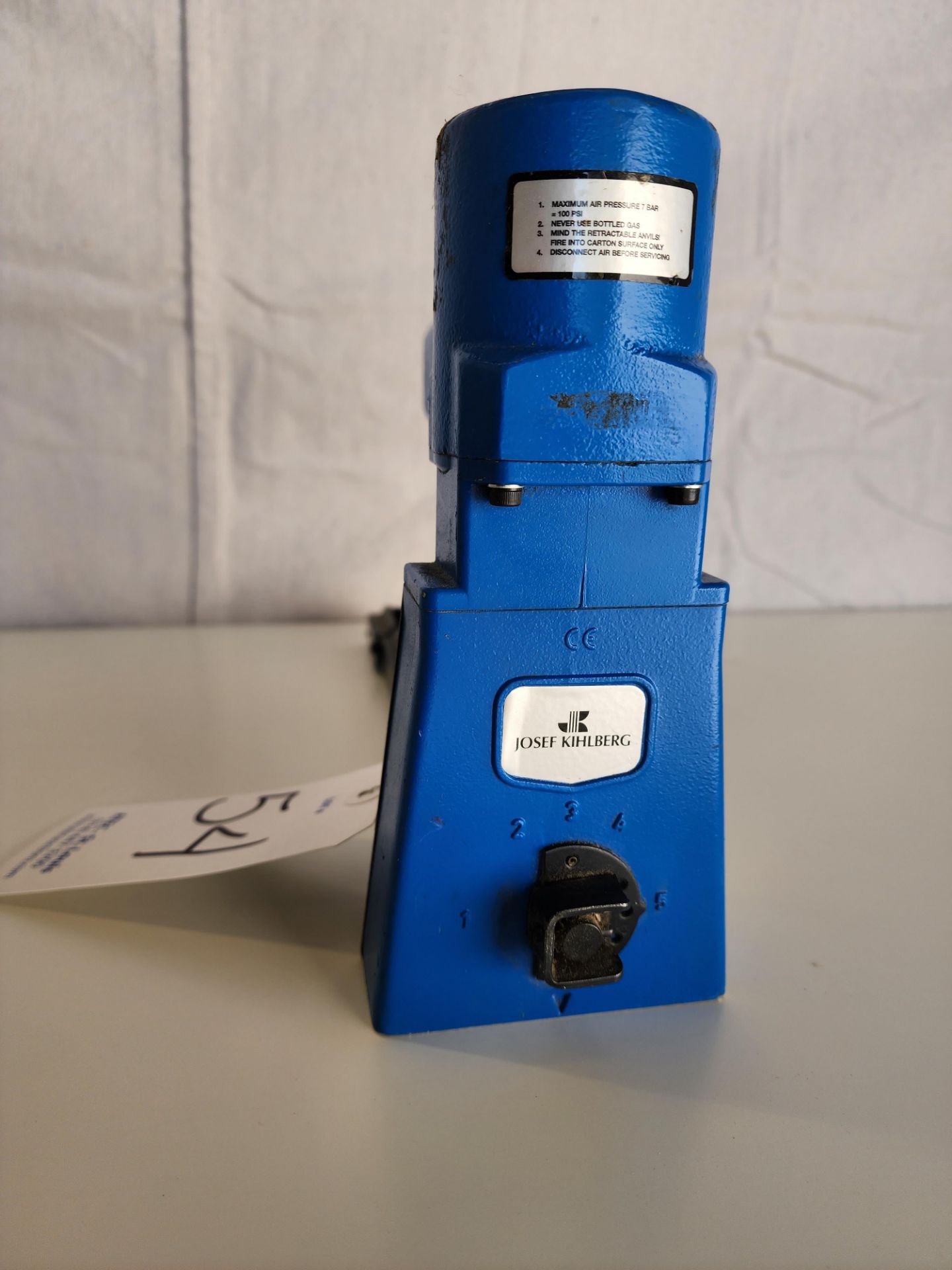 Josef Kihlberg Model 561-15PN Pneumatic Top Stapler w/User Manual - Image 5 of 5