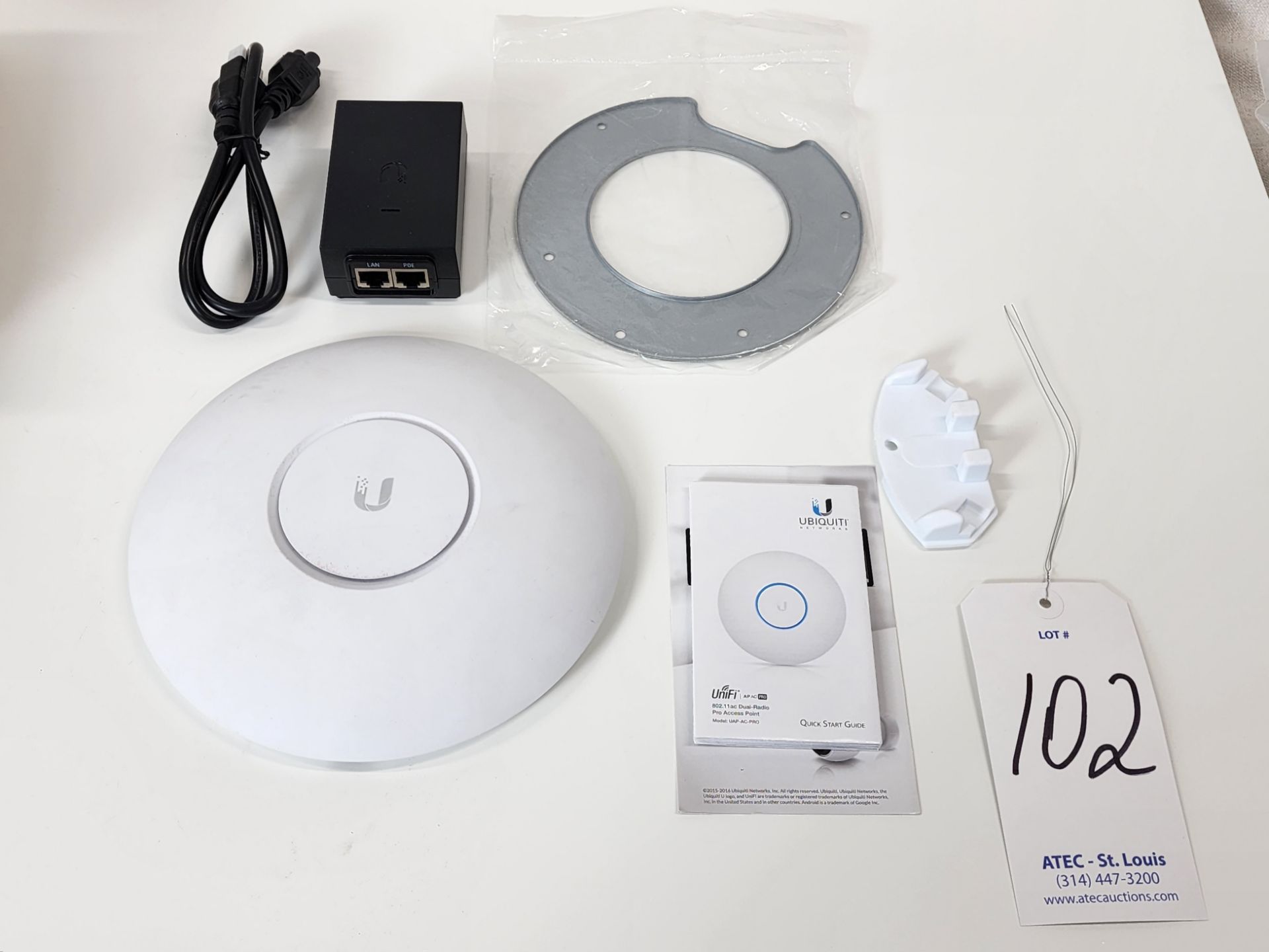 Ubiquiti UniFi Model UAP-AC-Pro Dual Band Access Point, 2.4 GHz & 5 GHz Bands, w/Ceiling & Wall - Image 2 of 3