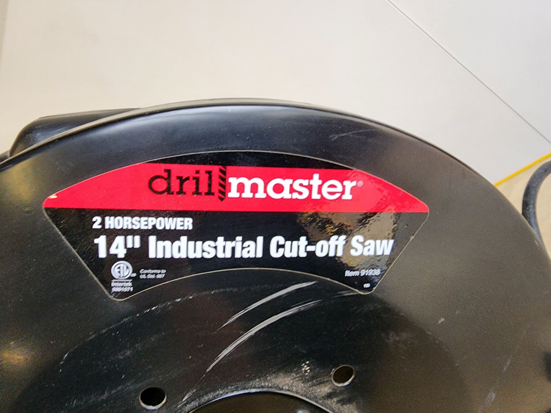 Chicago Electric Drill Master 14" Industrial Cut-off Saw, S/N 370331739; w/Instruction Manual - Image 4 of 4