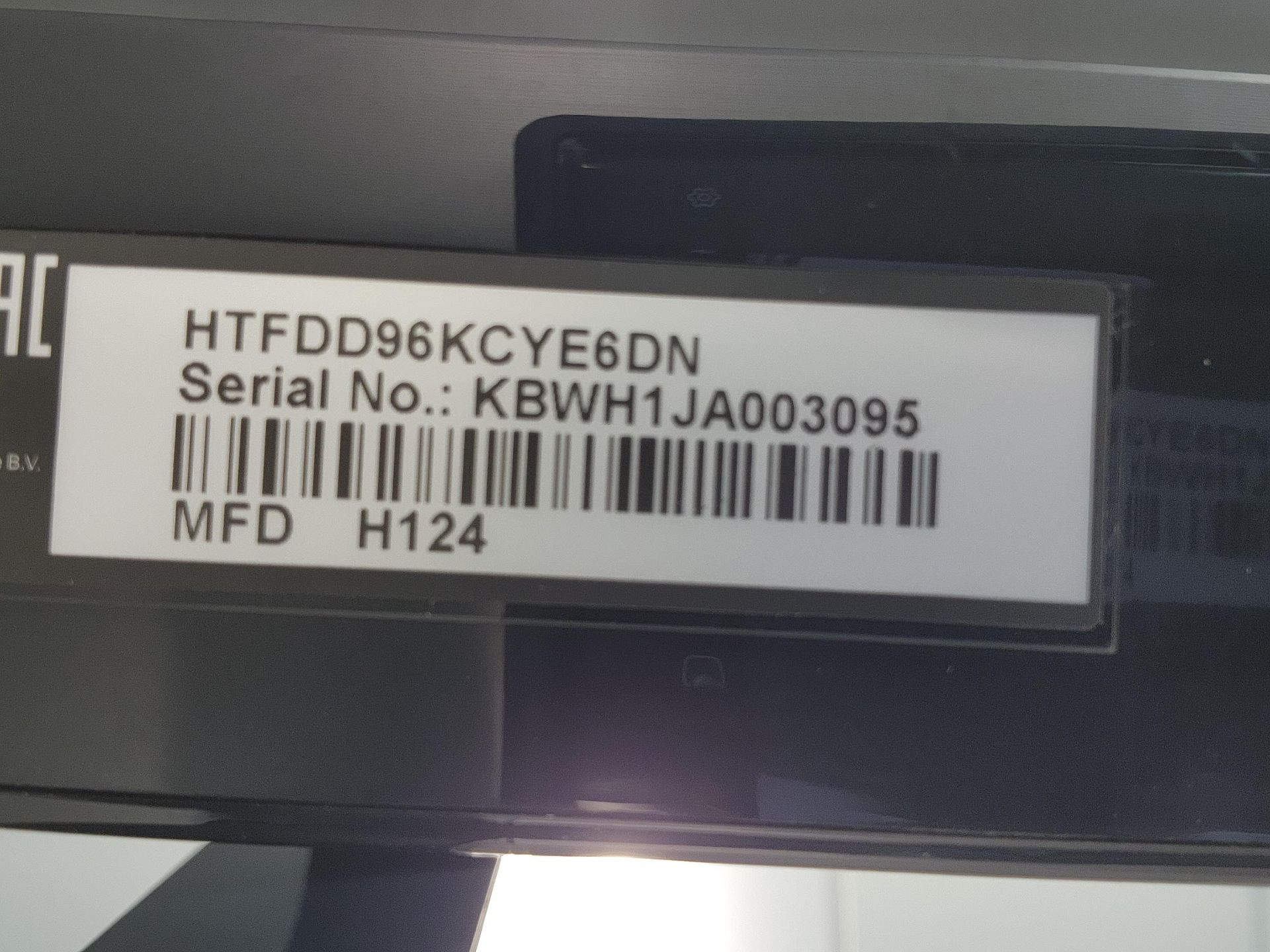 AOC Model U2879VF 28" Professional 4K UHD LED Backlit Monitor, 3840 x 2160 Pixel, S/N KBWH1JA003095 - Image 5 of 5